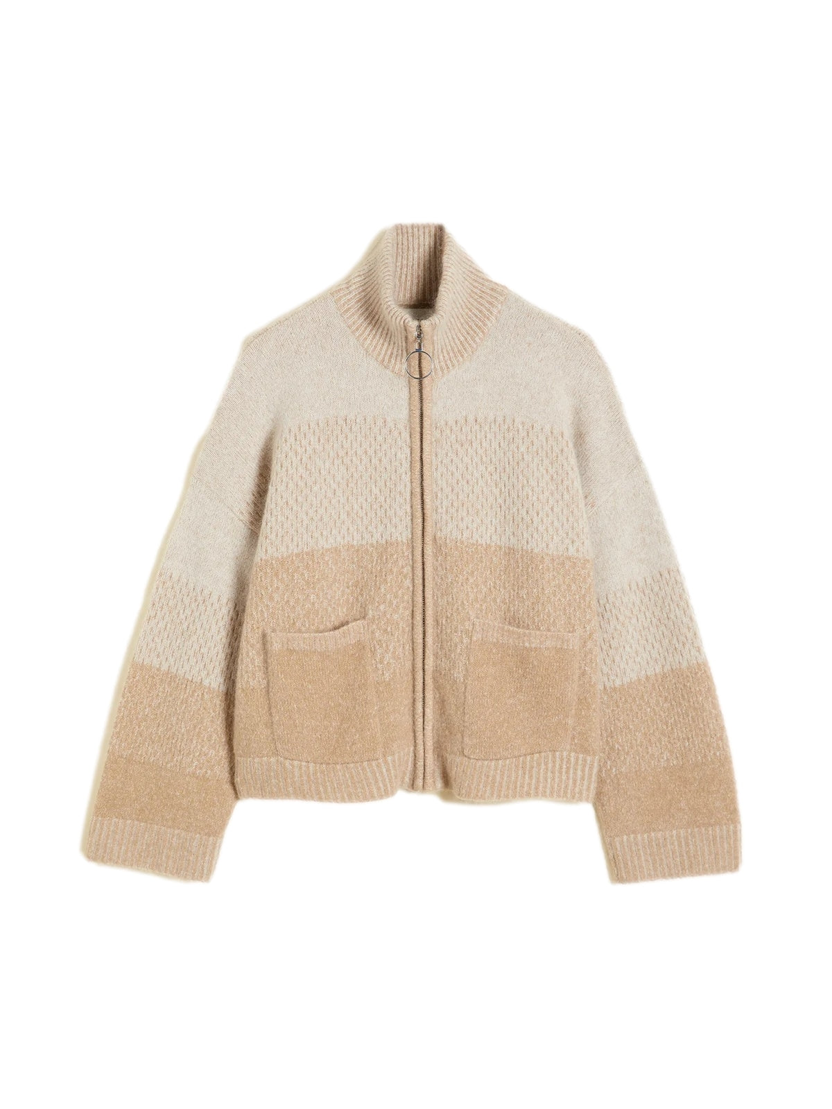 Holzweiler Tine Knit Cardigan Cardigan Beige Mønster - modostore.no