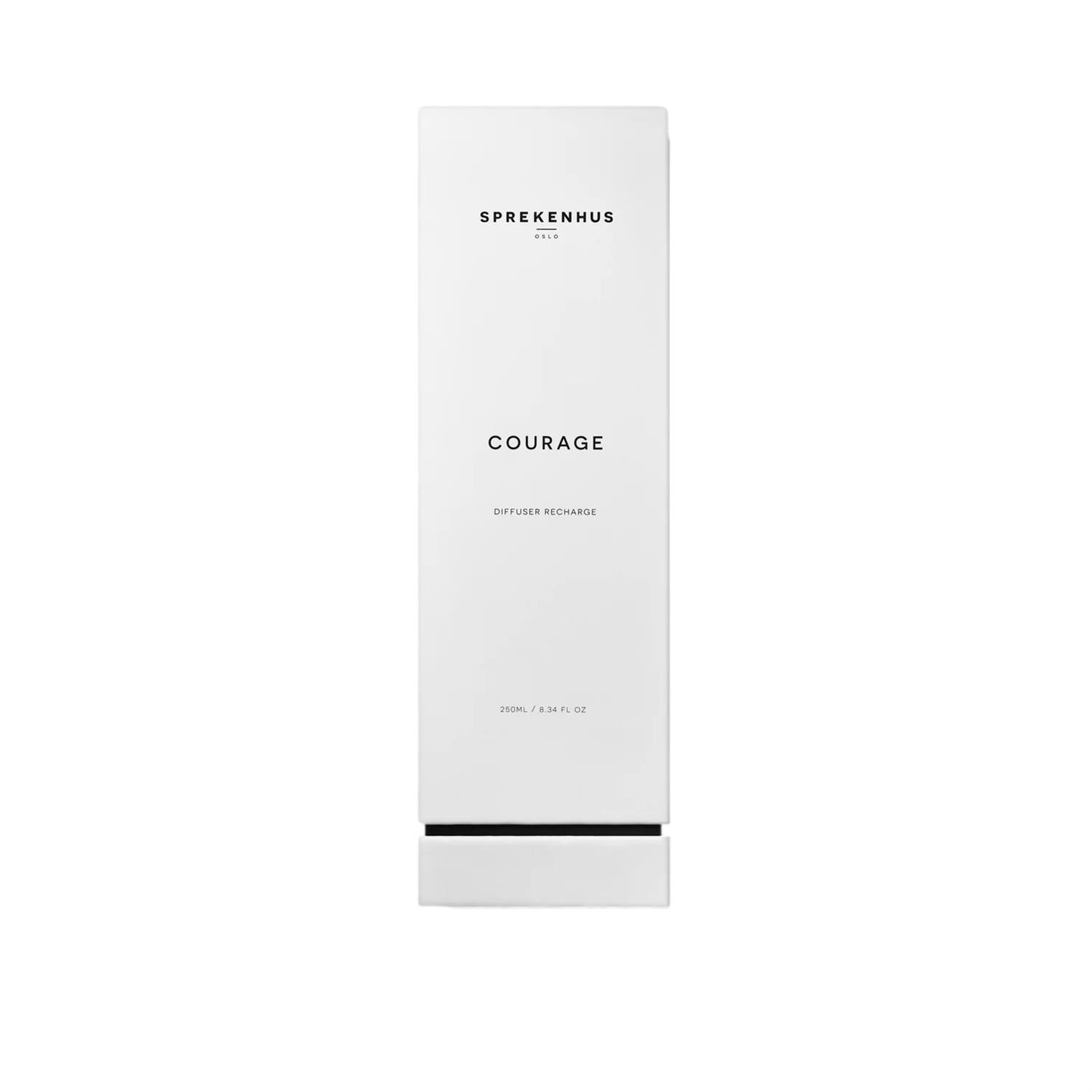 Sprekenhus Diffuser Recharge 250ml - Courage Duftpinner Hvit - modostore.no