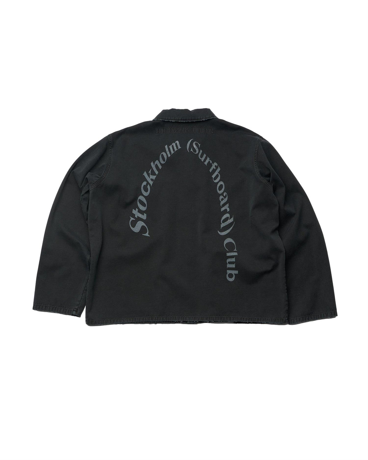 Stockholm Surfboard Club Club Overshirt Overshirt Sort