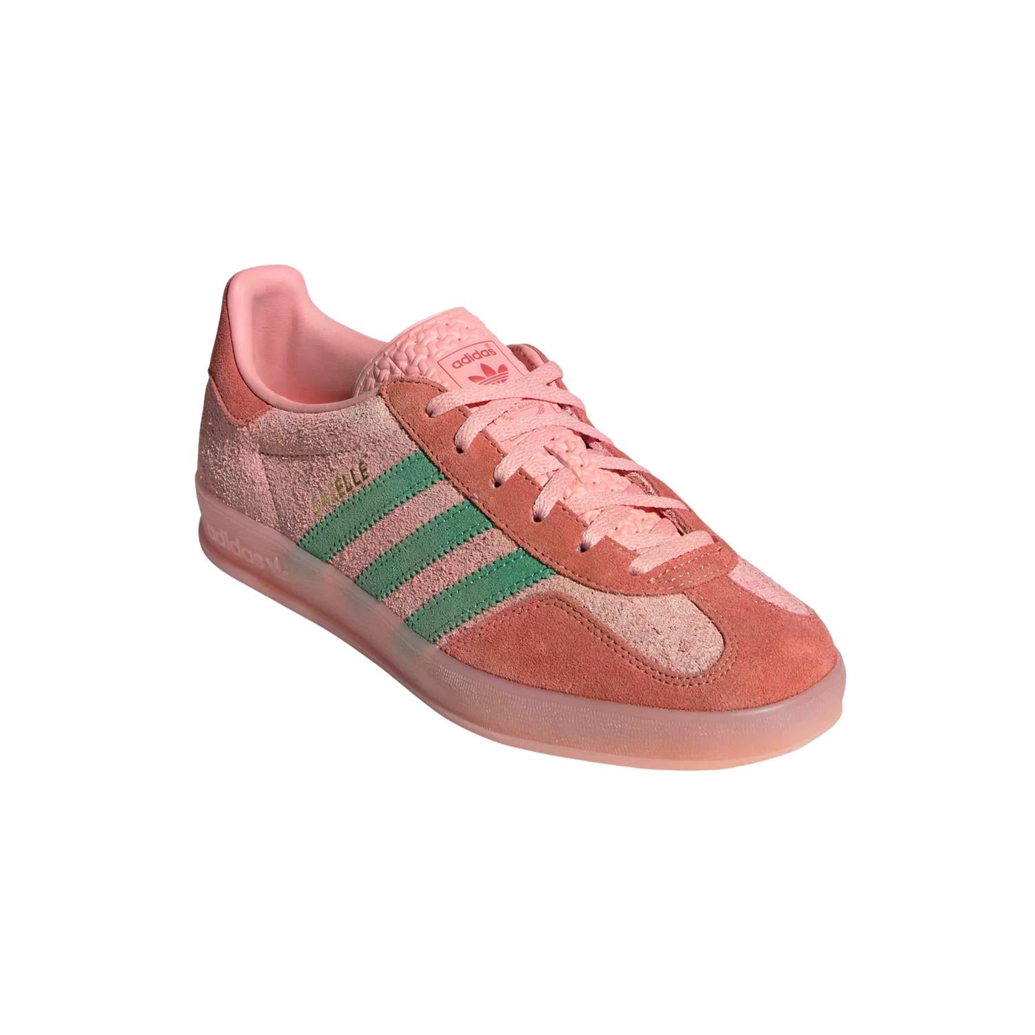 Adidas Gazelle Indoor W Sko Rosa Og Grønn - modostore.no