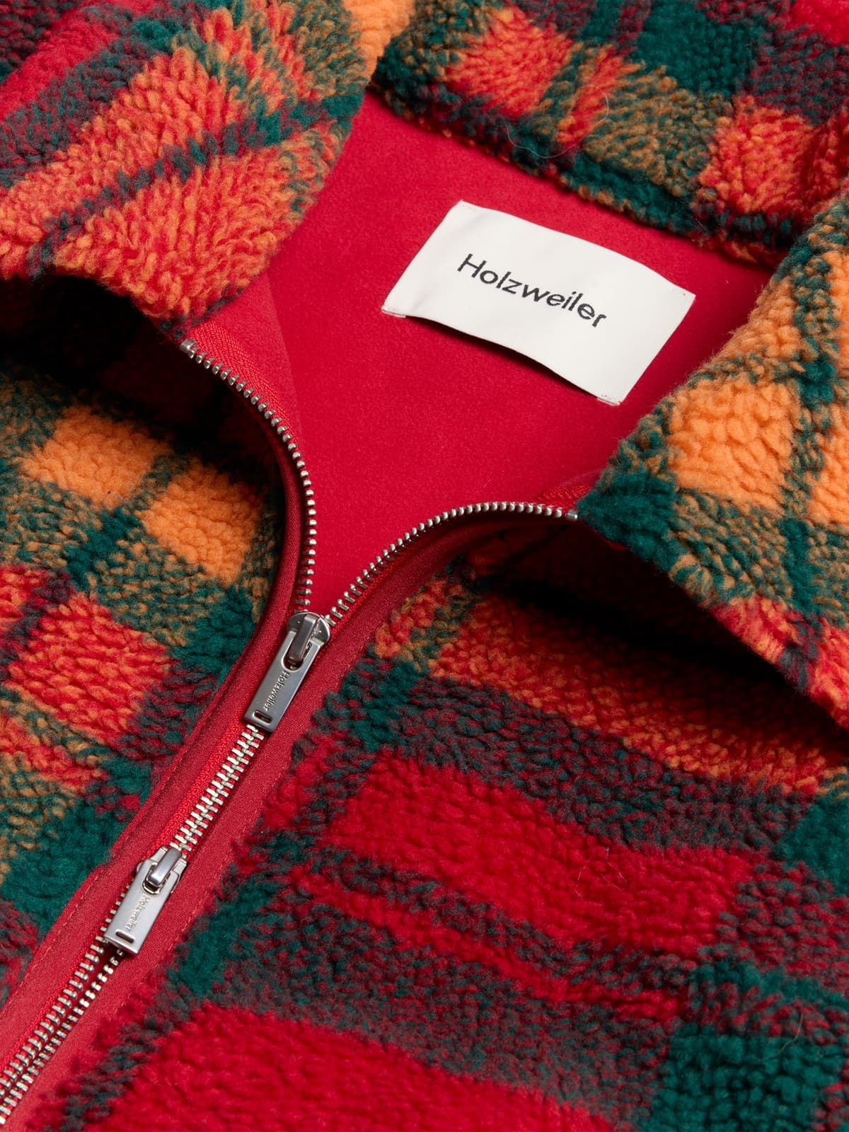 Holzweiler Ellie Fleece Jacket Jakke Ruter