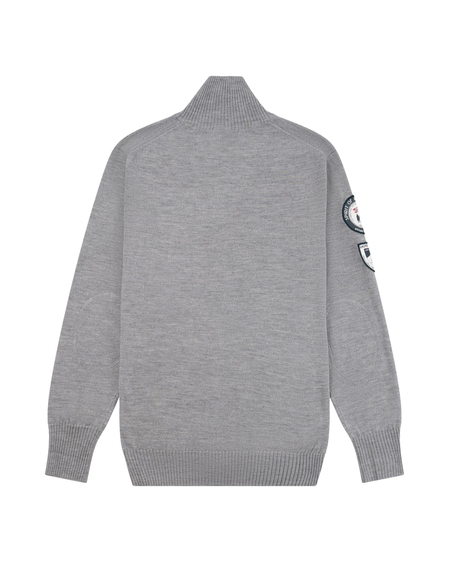 Amundsen Peak Half Zip Mens Genser Lysegrå