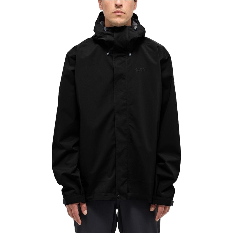 Haglöfs Breeze Proof Jacket Men Jakke Sort - modostore.no