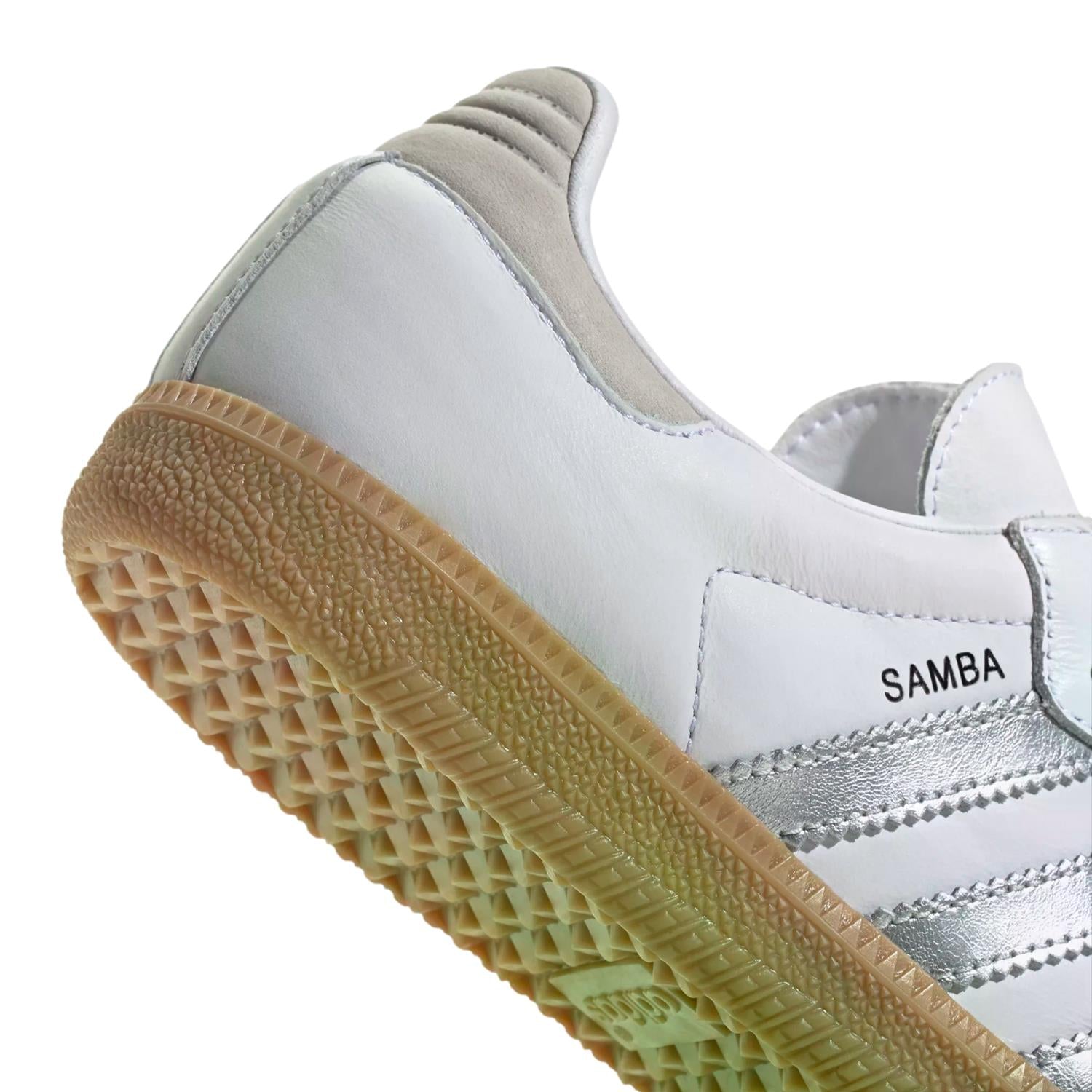 Adidas Samba OG W J2725 Sko Hvit Og Sølv - modostore.no