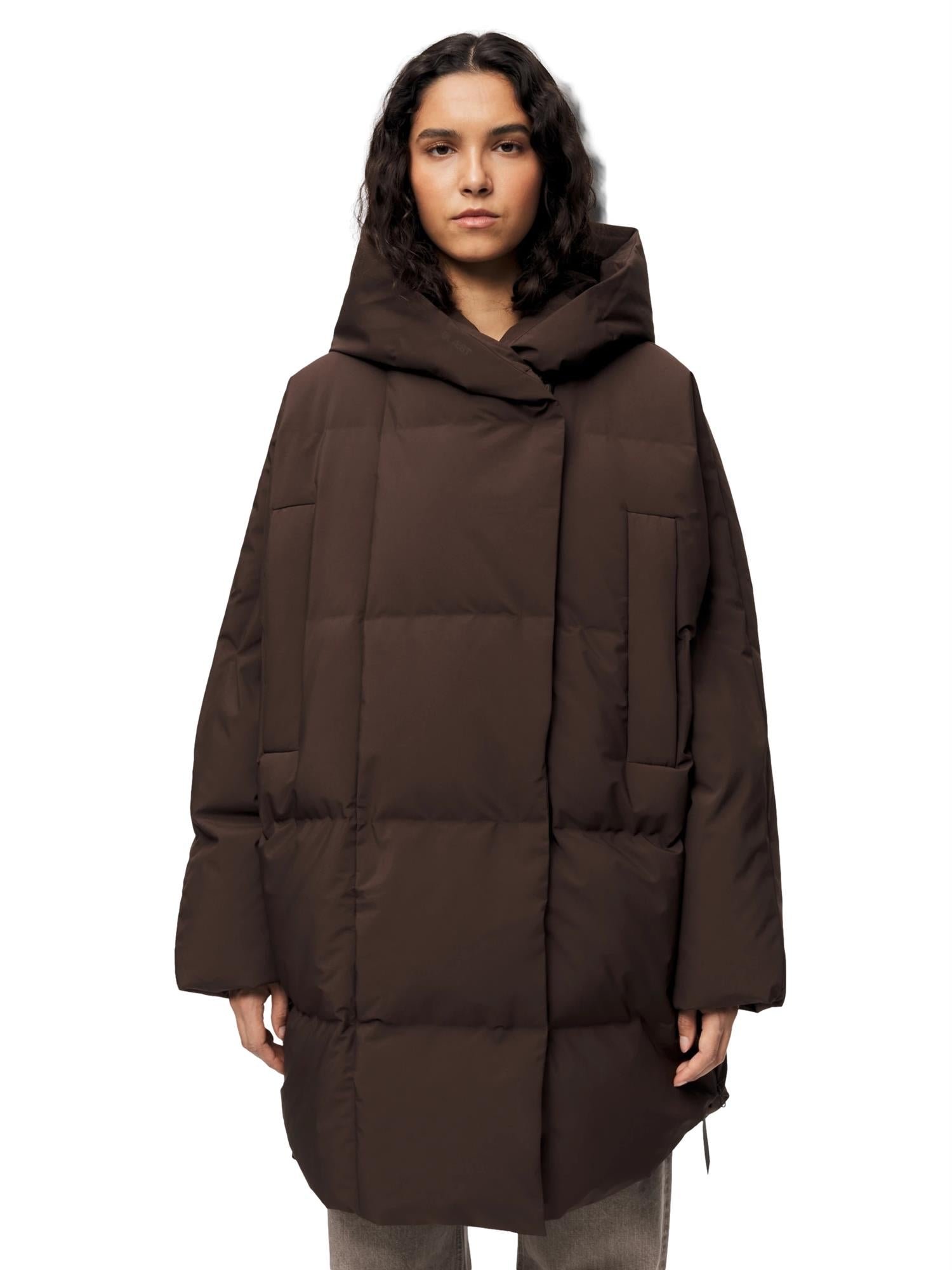 Blæst Spitsbergen Down Jacket Java Jakke Brun