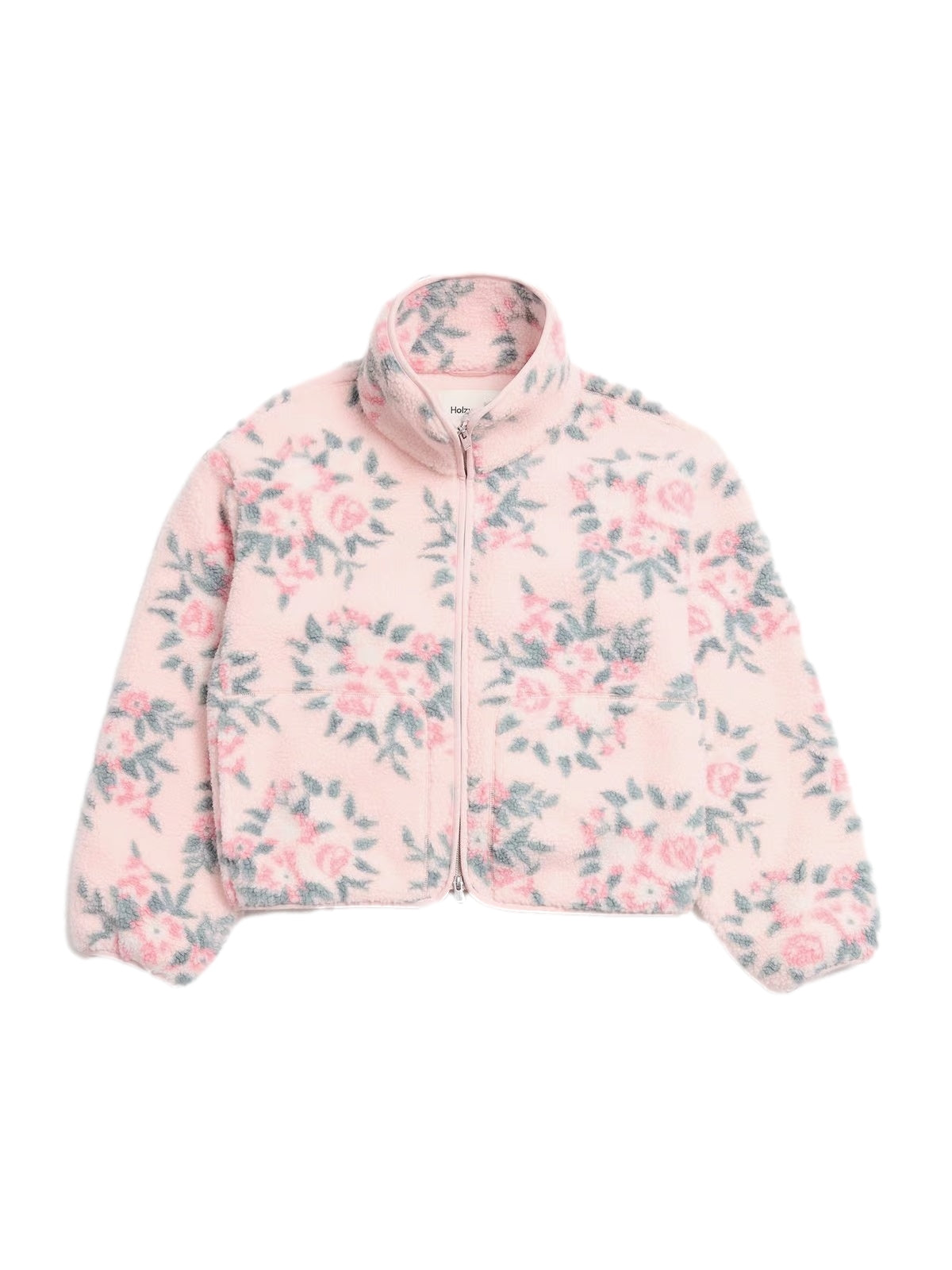 Holzweiler Rype Fleece Jacket Jakke Rosa Mønster