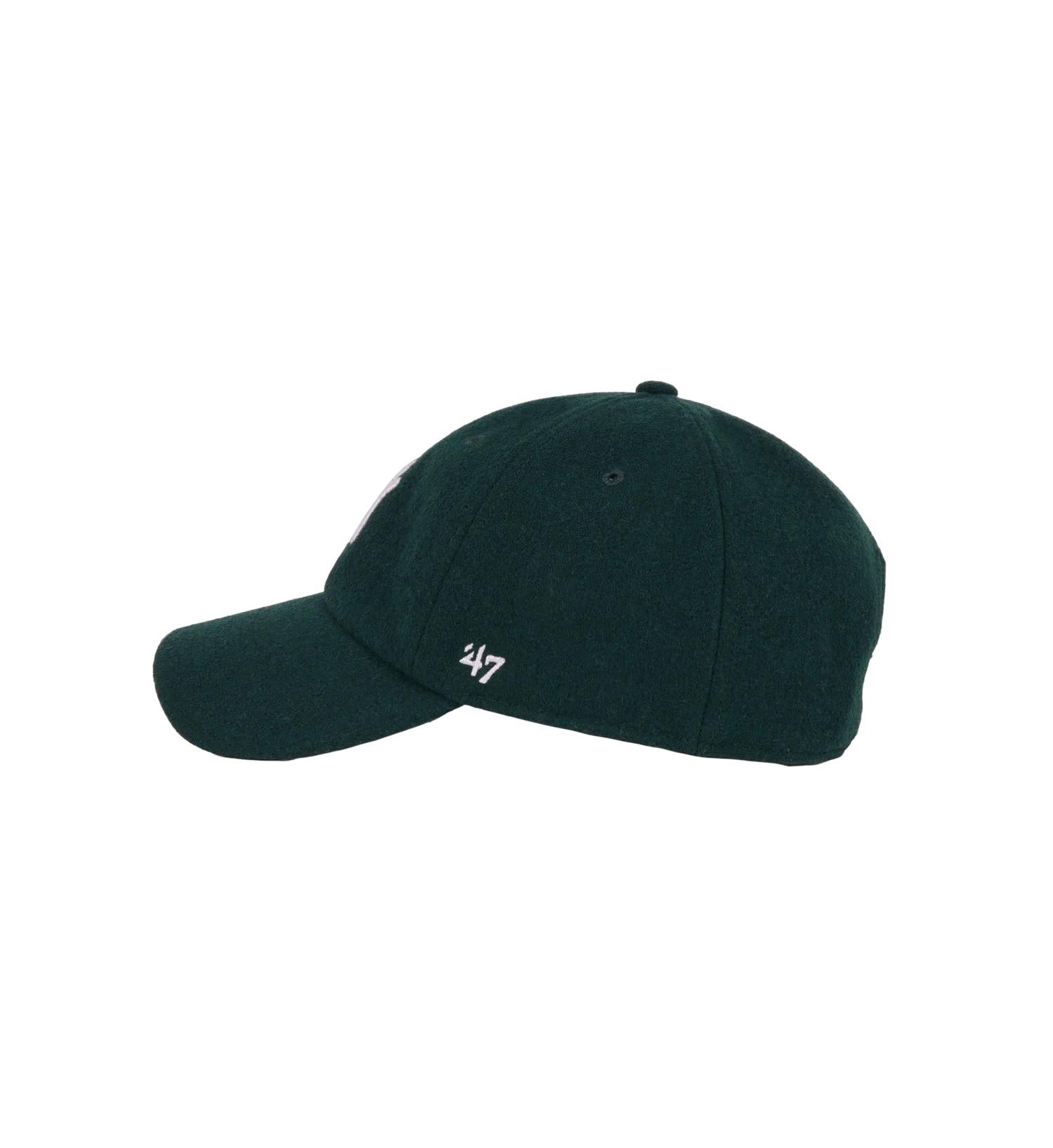 Sporty & Rich Yankees Serif Wool Hat Caps Mørkegrønn - modostore.no