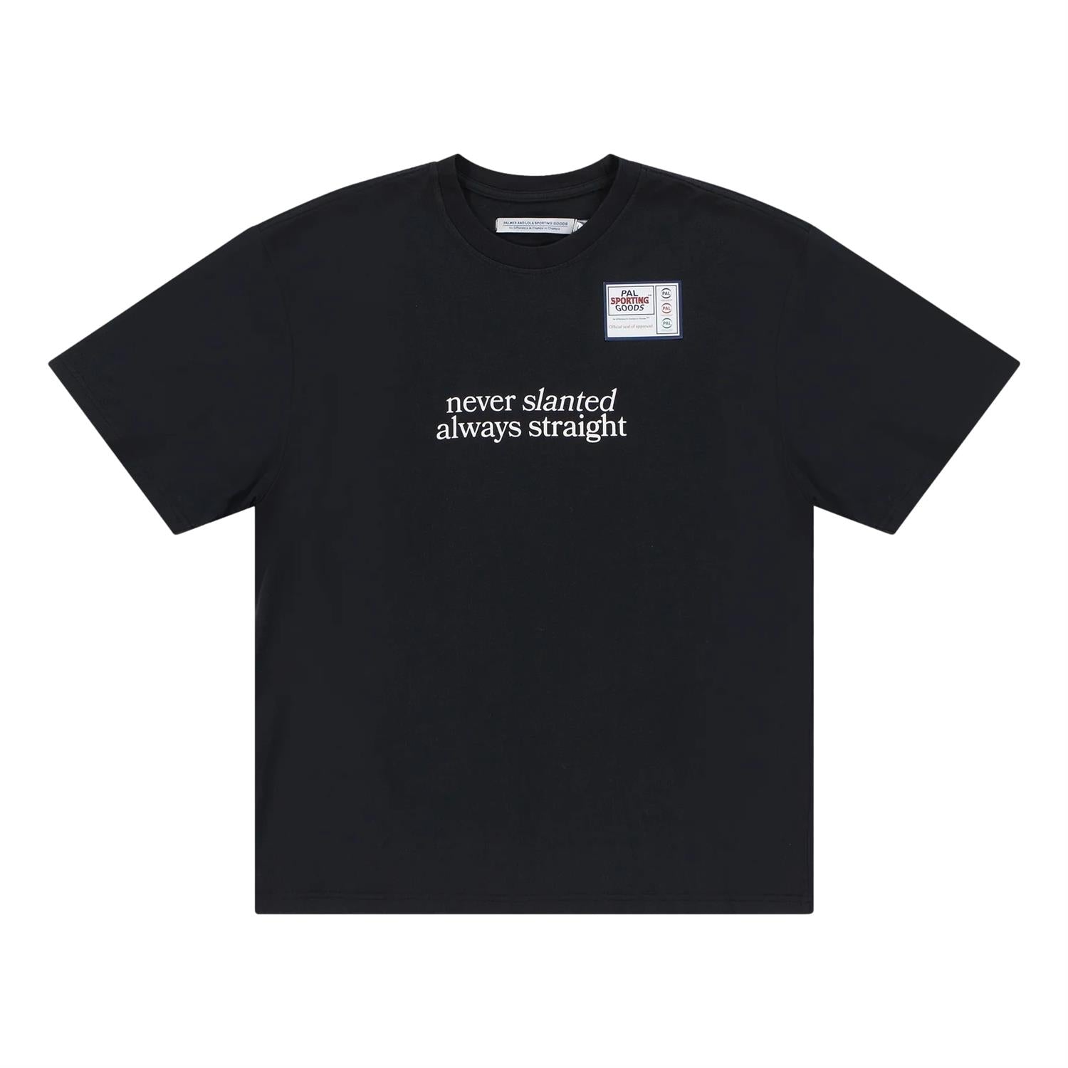 PAL Never Slanted T-shirt T-shirt Sort - modostore.no