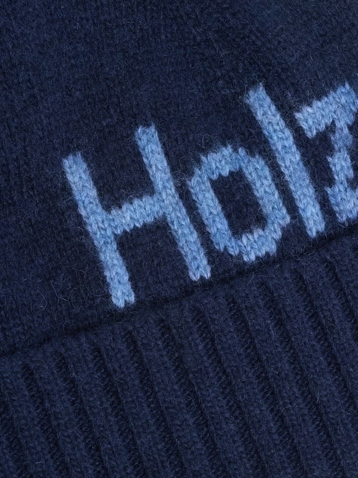 Holzweiler Haza Logo Beanie Lue Marine