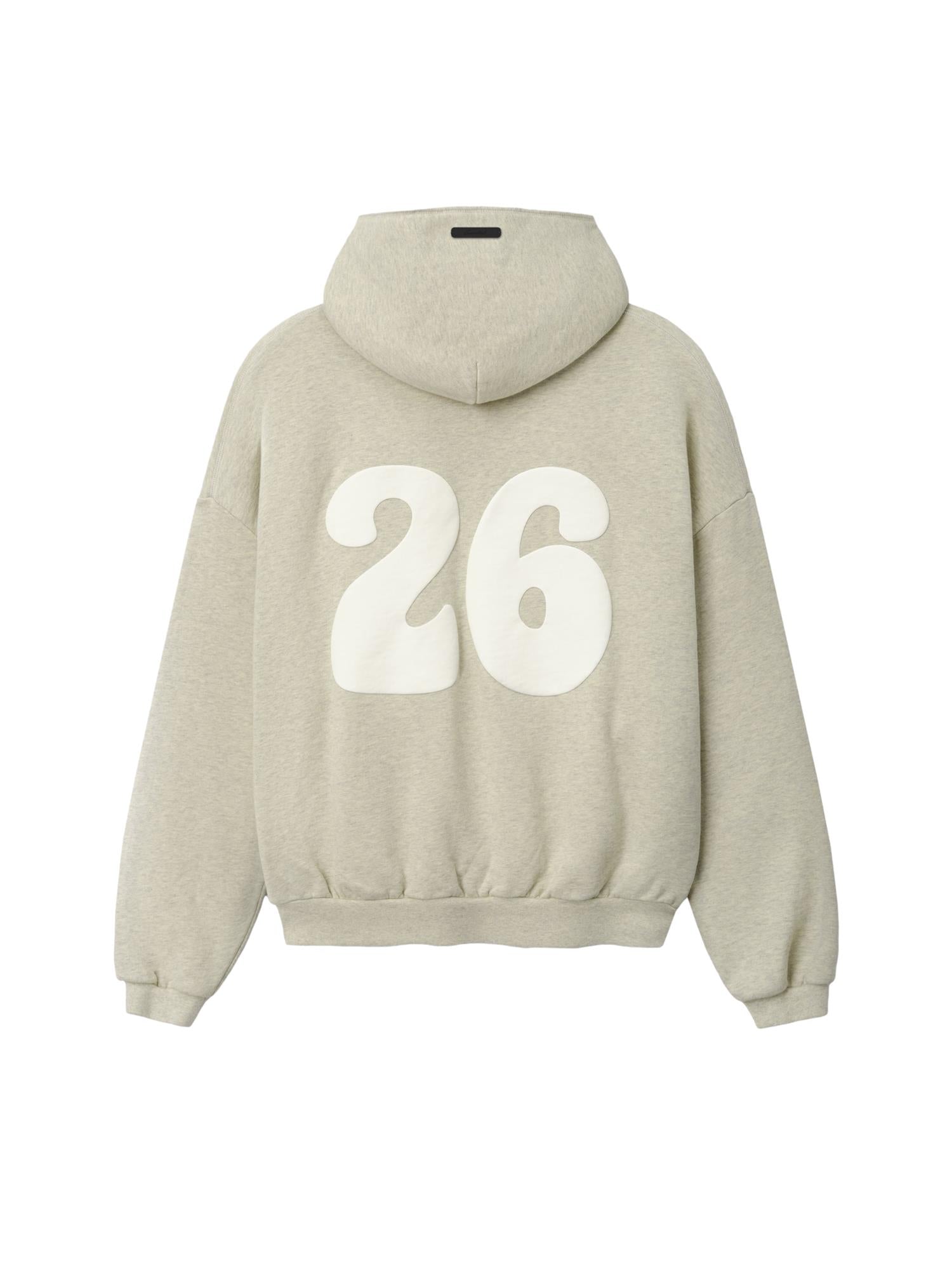 Fear of God Essentials 90S Full Zip Hoodie Hettegenser Lys Grå Melert