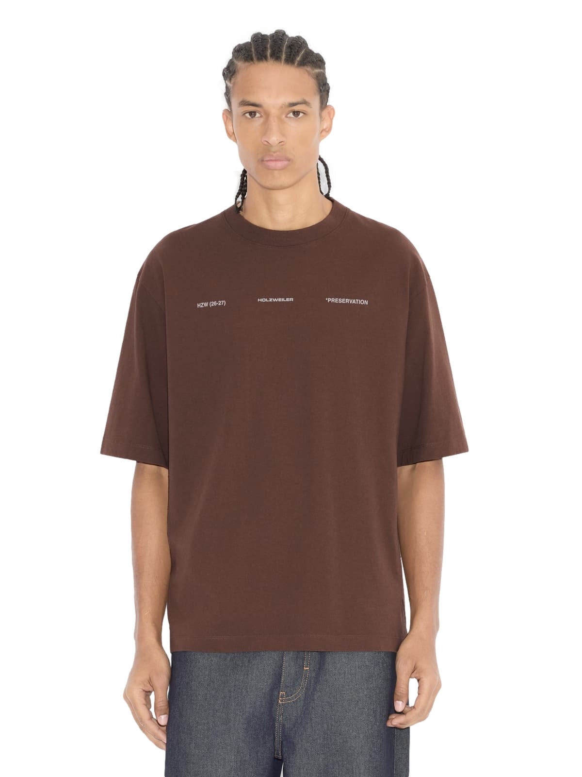 Holzweiler Ranger National Tee T-shirt Brun