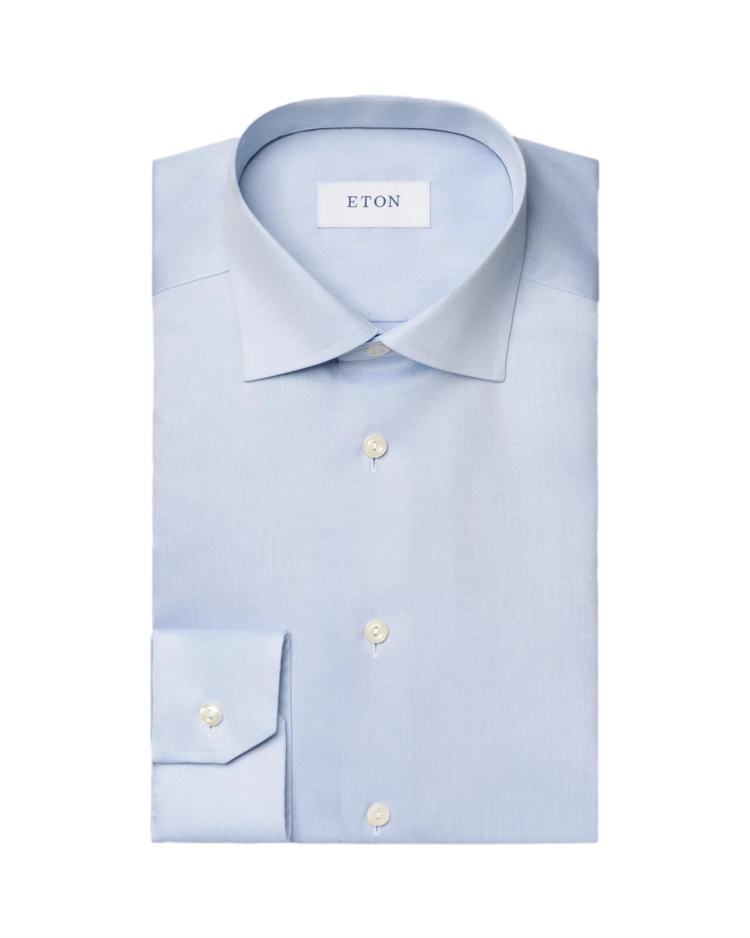 Eton 3000 Slim Skjorte Lyseblå - modostore.no