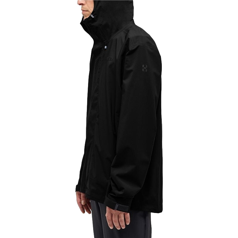 Haglöfs Breeze Proof Jacket Men Jakke Sort - modostore.no