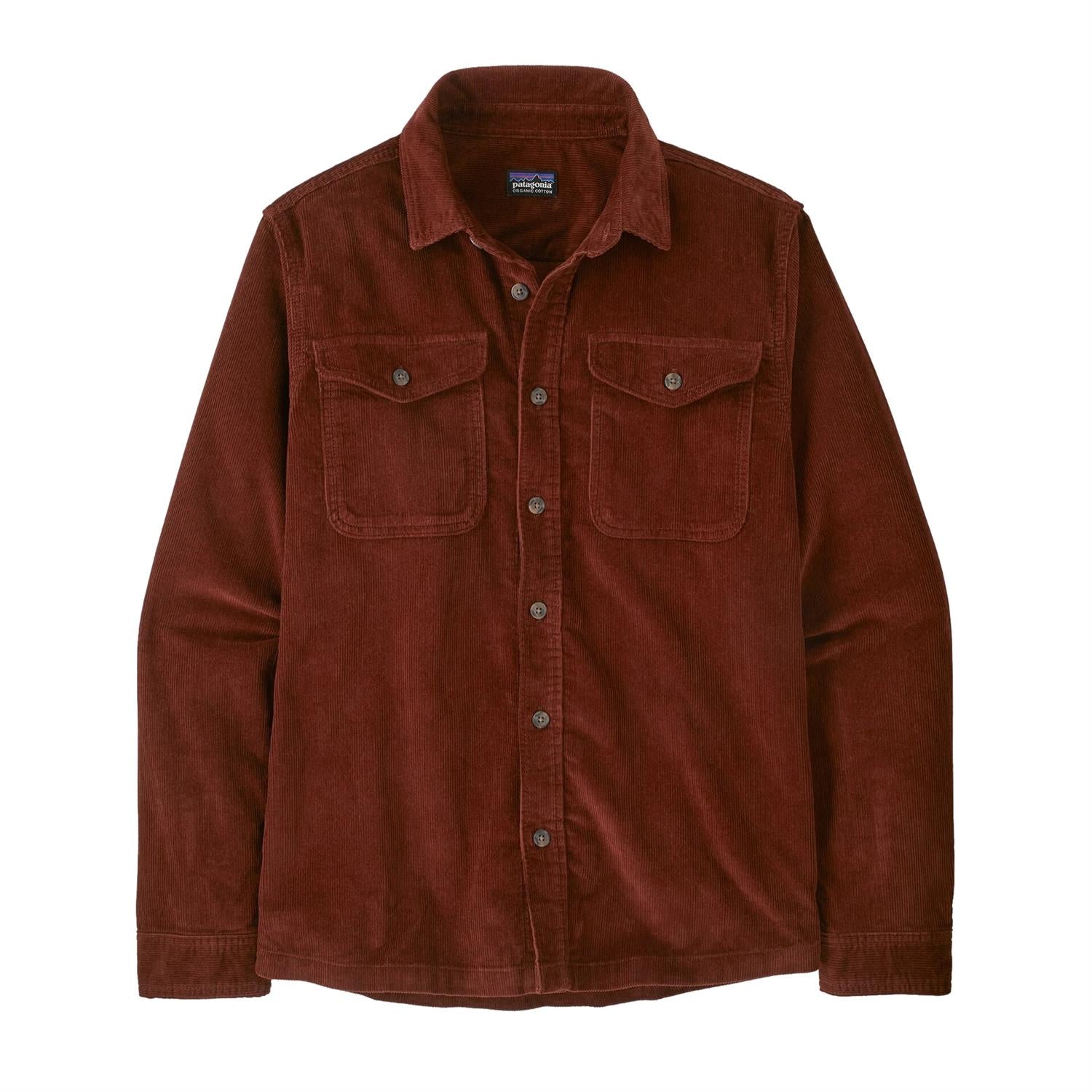Patagonia M Corduroy Shirt Skjorte Rødbrun