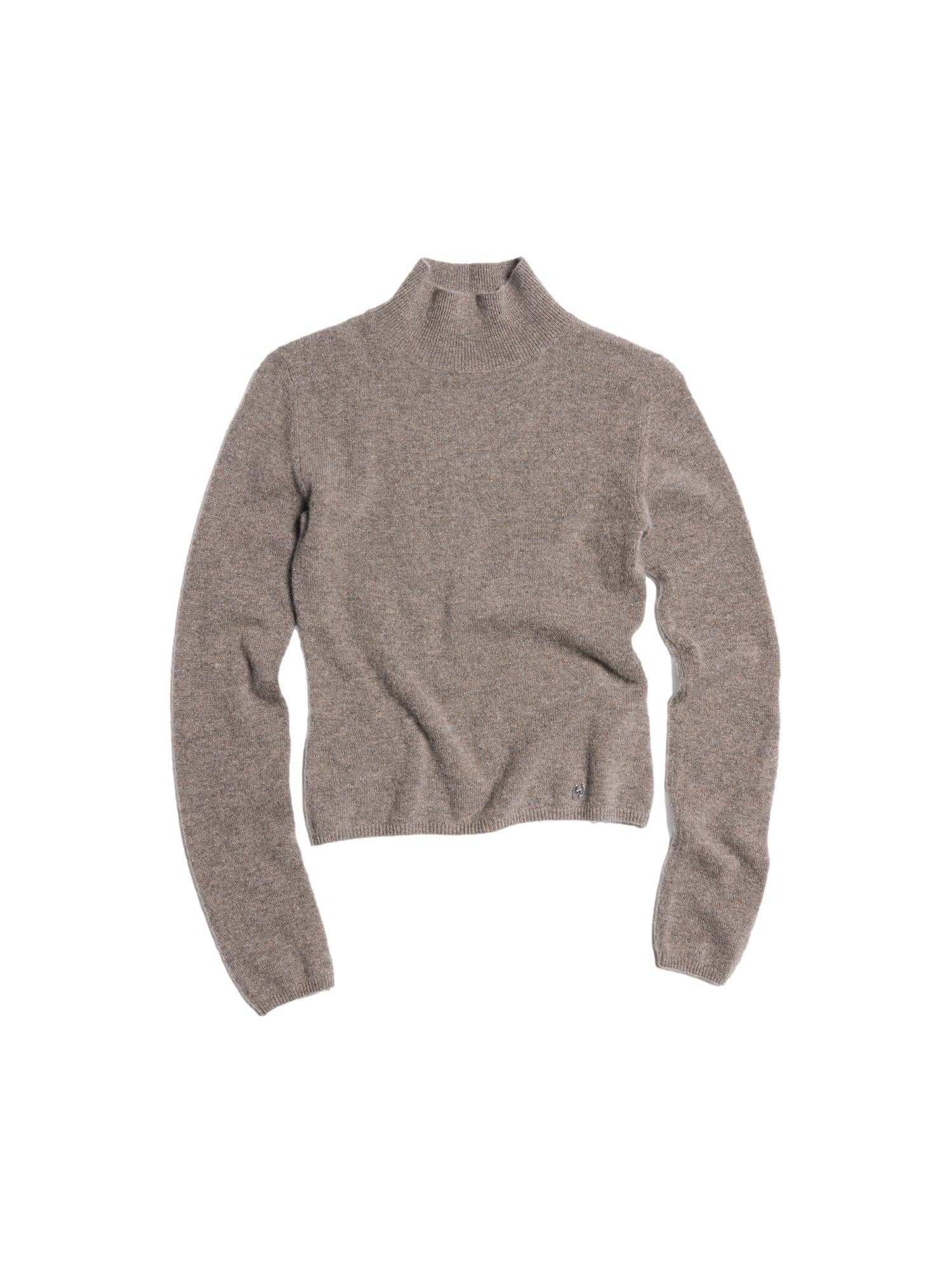 Holzweiler Cashmere Turtleneck Genser Brun/Beige - modostore.no