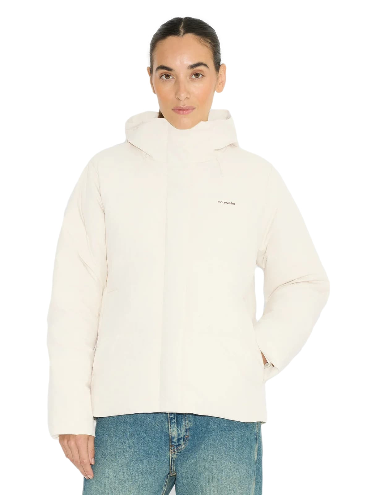 Holzweiler Besseggen Lt Short Jkt Jakke Ecru