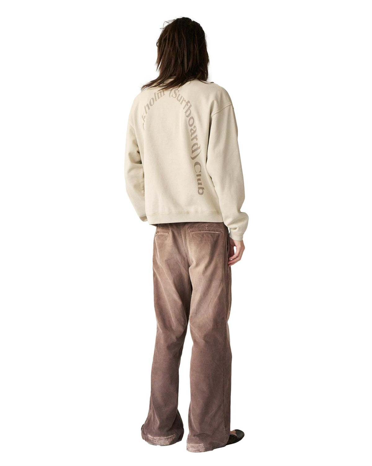 Stockholm Surfboard Club Benny Crewneck Beige