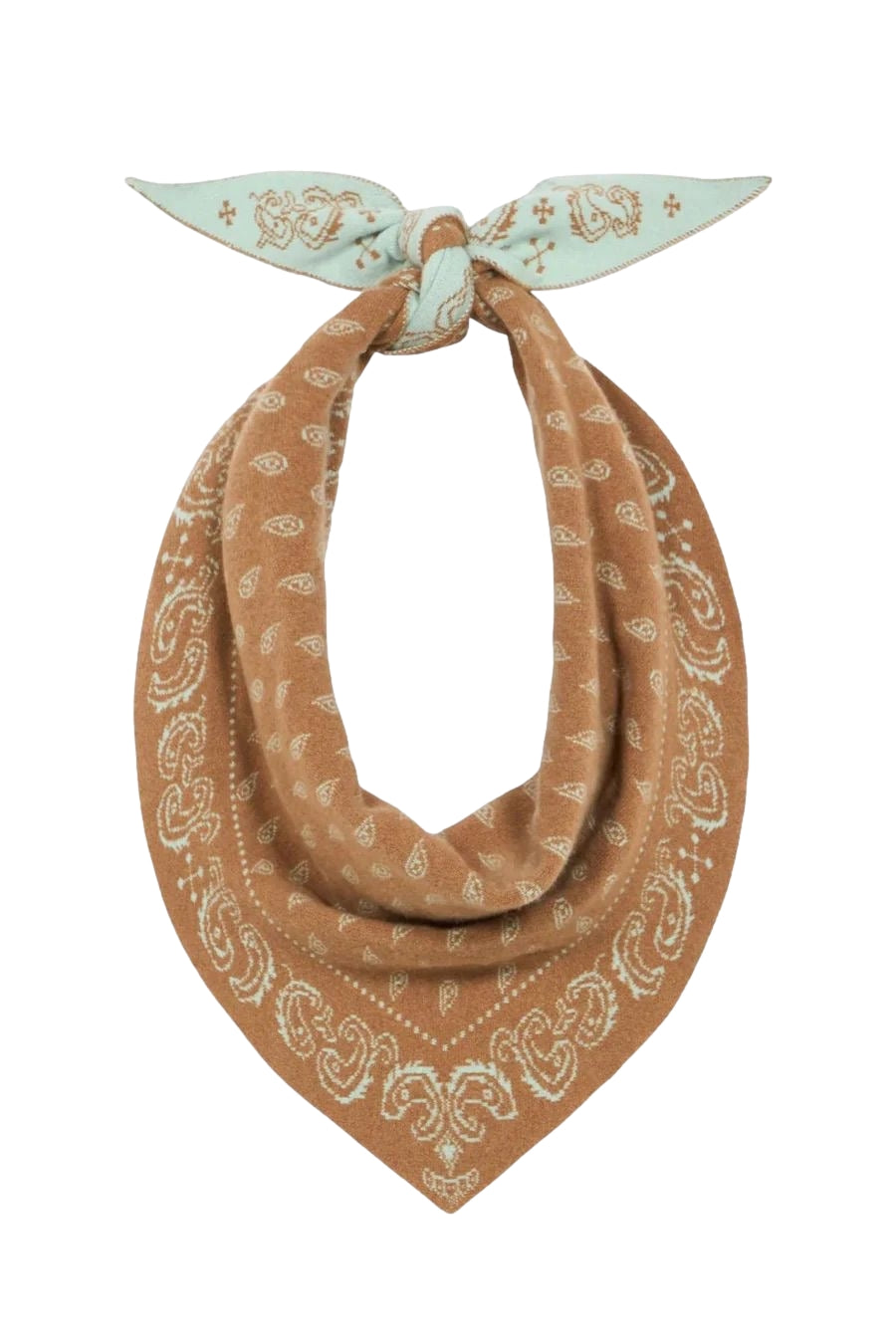 Guest In Residence The Wild Rag Almond/Seaglass Skjerf Lys Brun - modostore.no