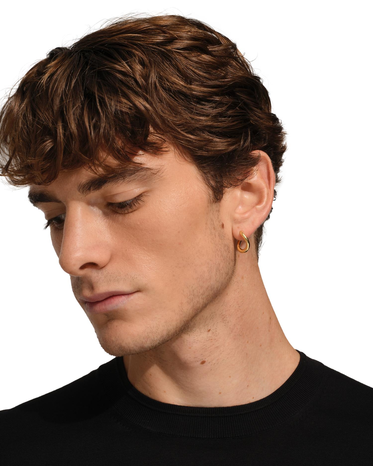 Tom Wood River Hoops Medium Øredobber Gull
