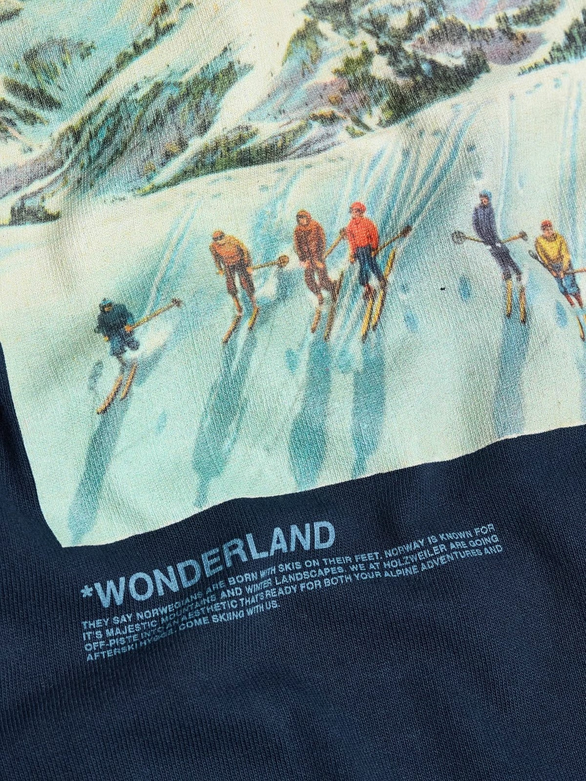 Holzweiler Ranger National Tee T-shirt Mørkeblå