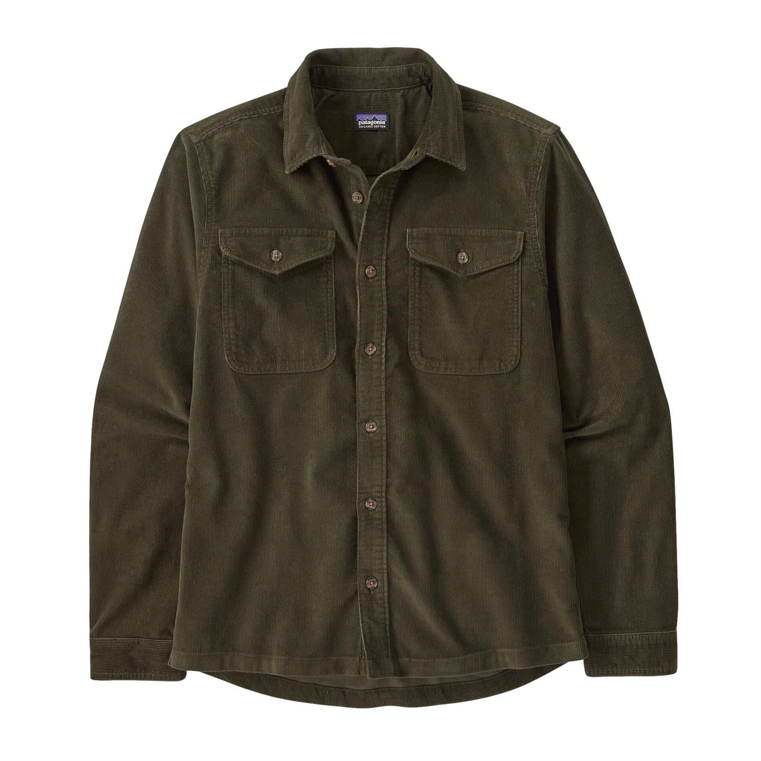 Patagonia M Corduroy Shirt Skjorte Grønn - modostore.no