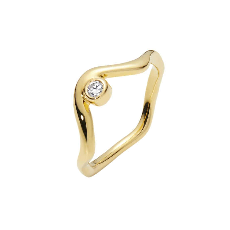 Maria Black Nora Ring Ring Gull - modostore.no