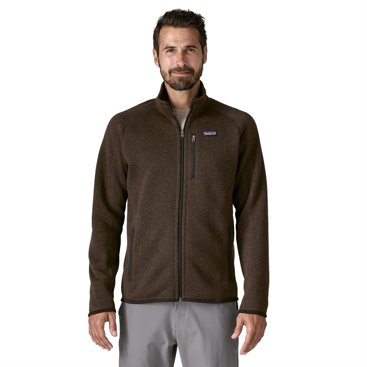 Patagonia M Better Sweater Jkt Otter Brown Jakke Brun