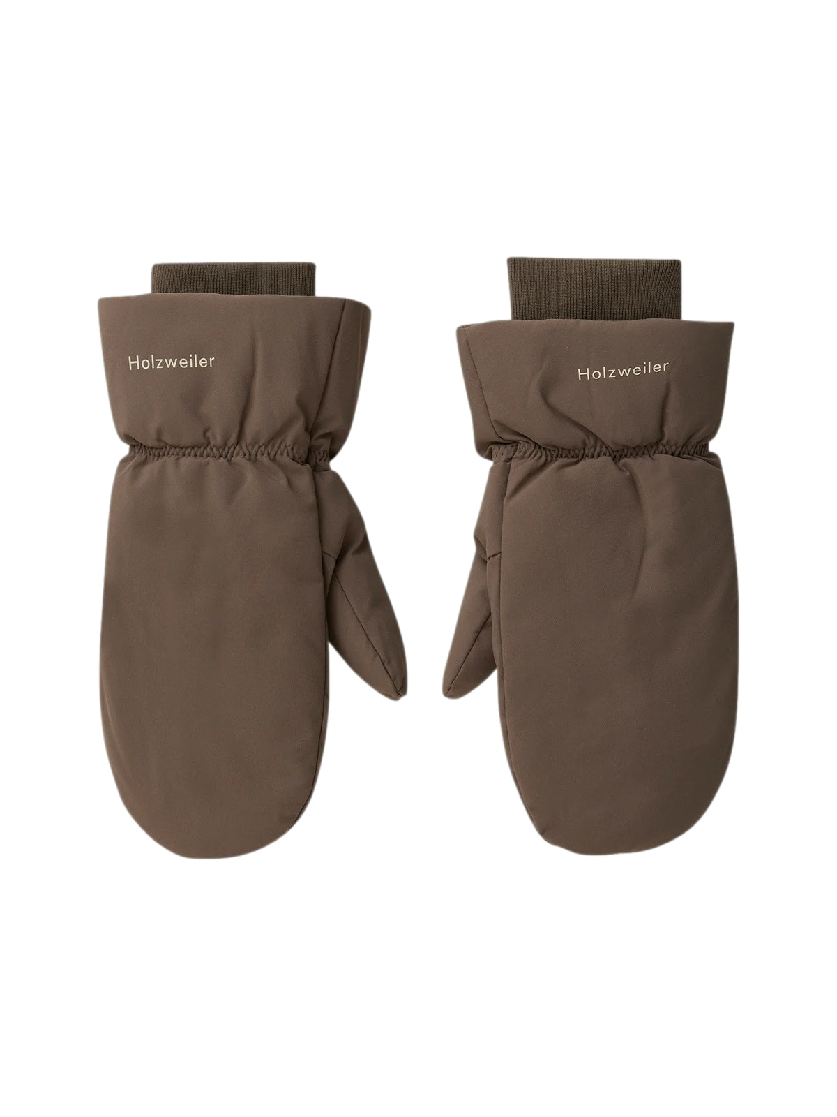 Holzweiler Slogen Bubble Mittens Taupe Votter Lysebrun - modostore.no