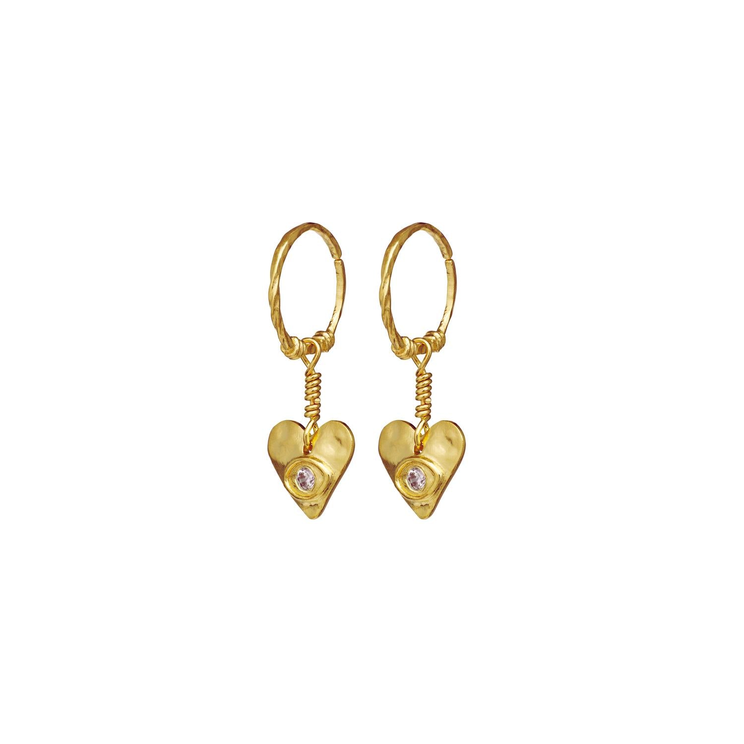 Maanesten Hestia earrings Øredobber Gull - modostore.no