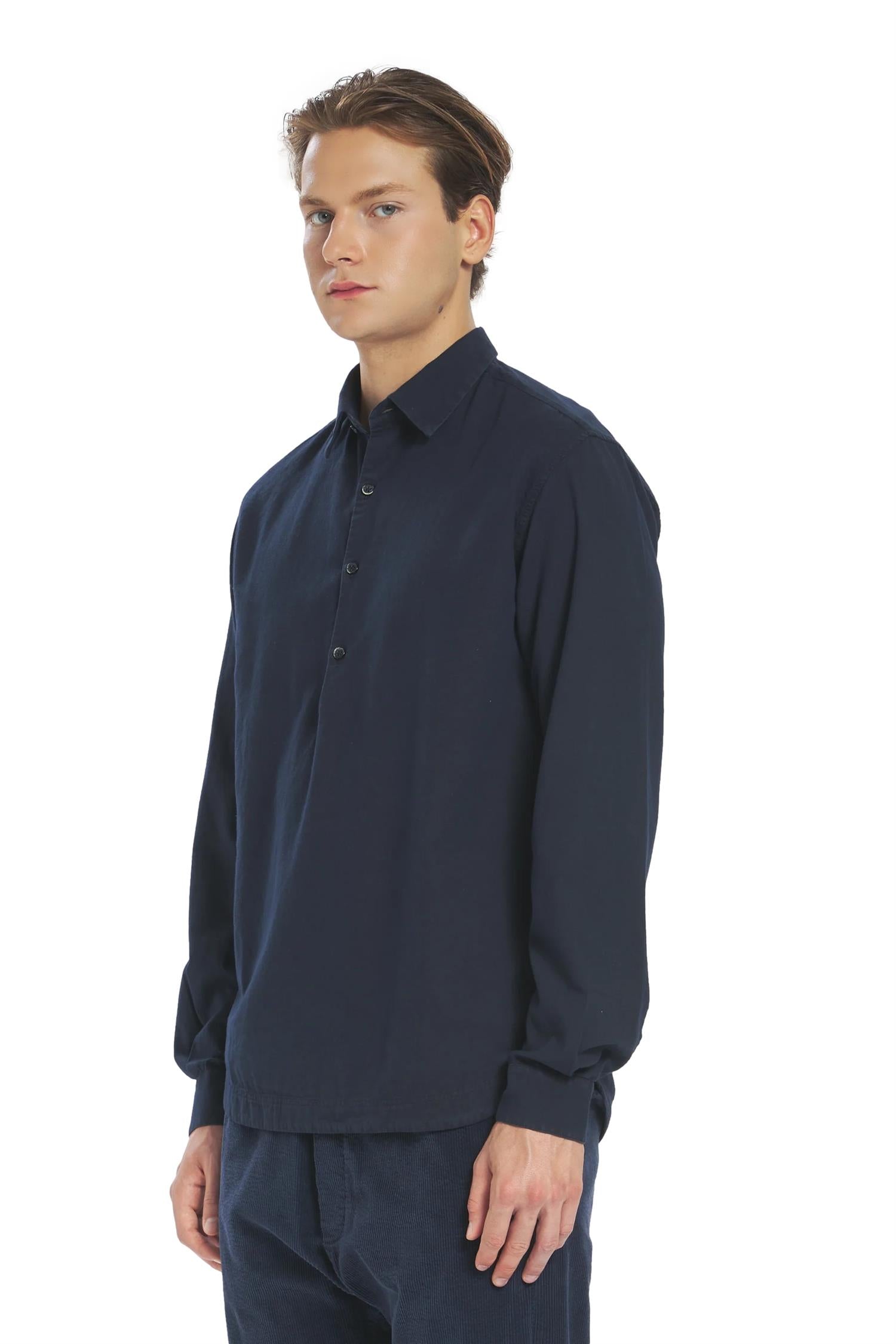 Barena Venezia Camicia Pavan Vaj Skjorte Navy