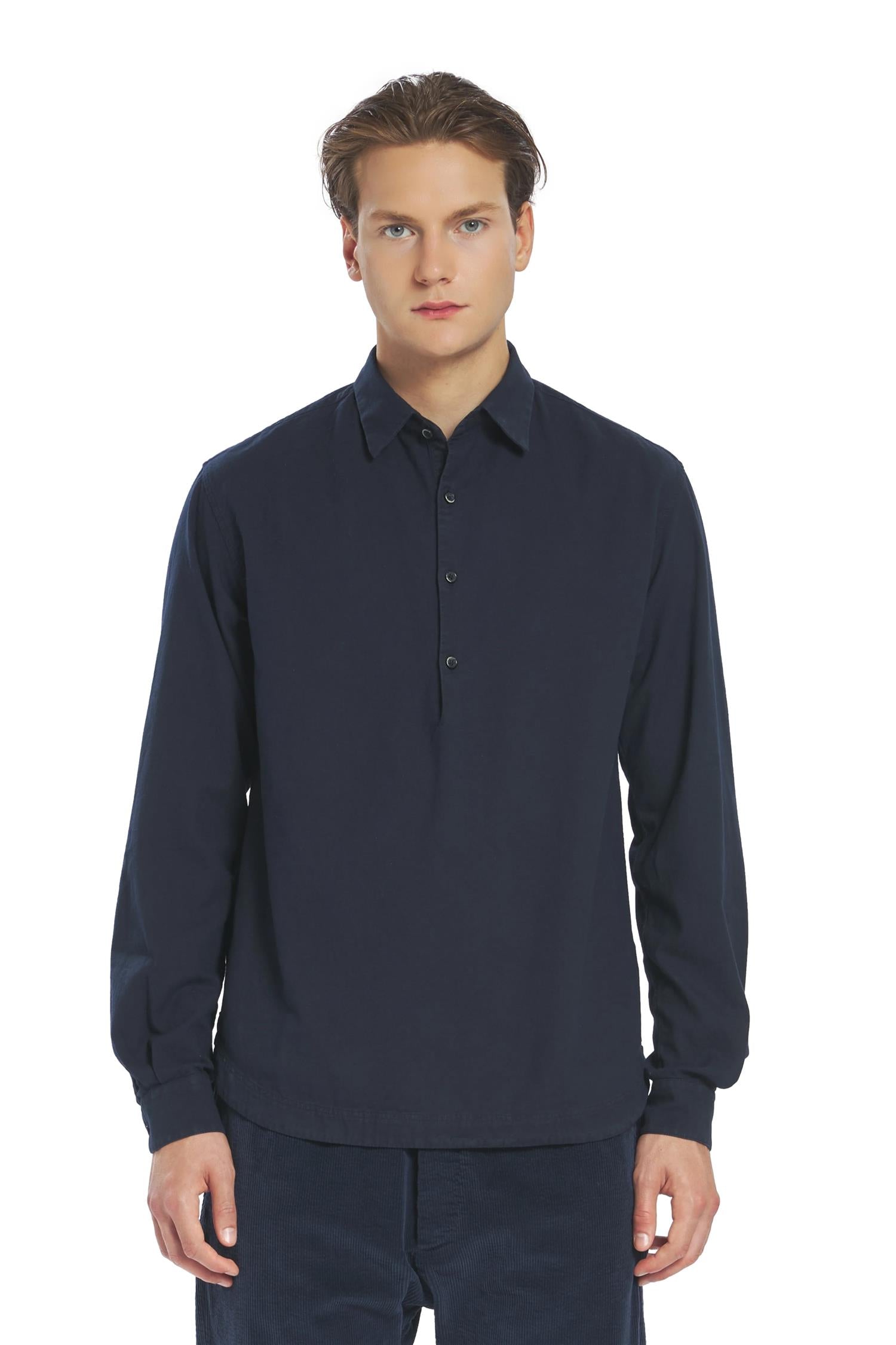 Barena Venezia Camicia Pavan Vaj Skjorte Navy