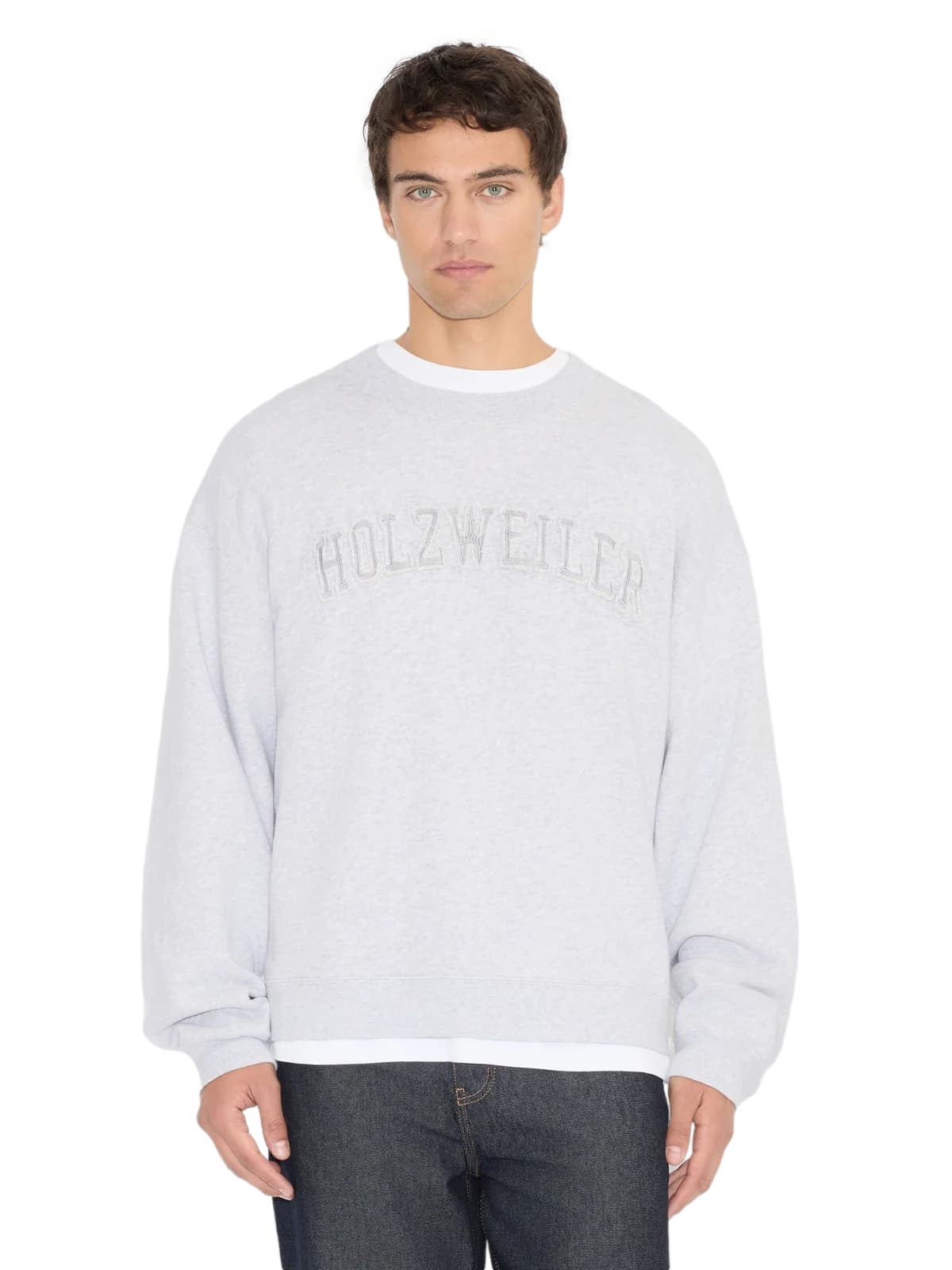 Holzweiler Anthony Crewneck sweater Genser Lys Grå Melert