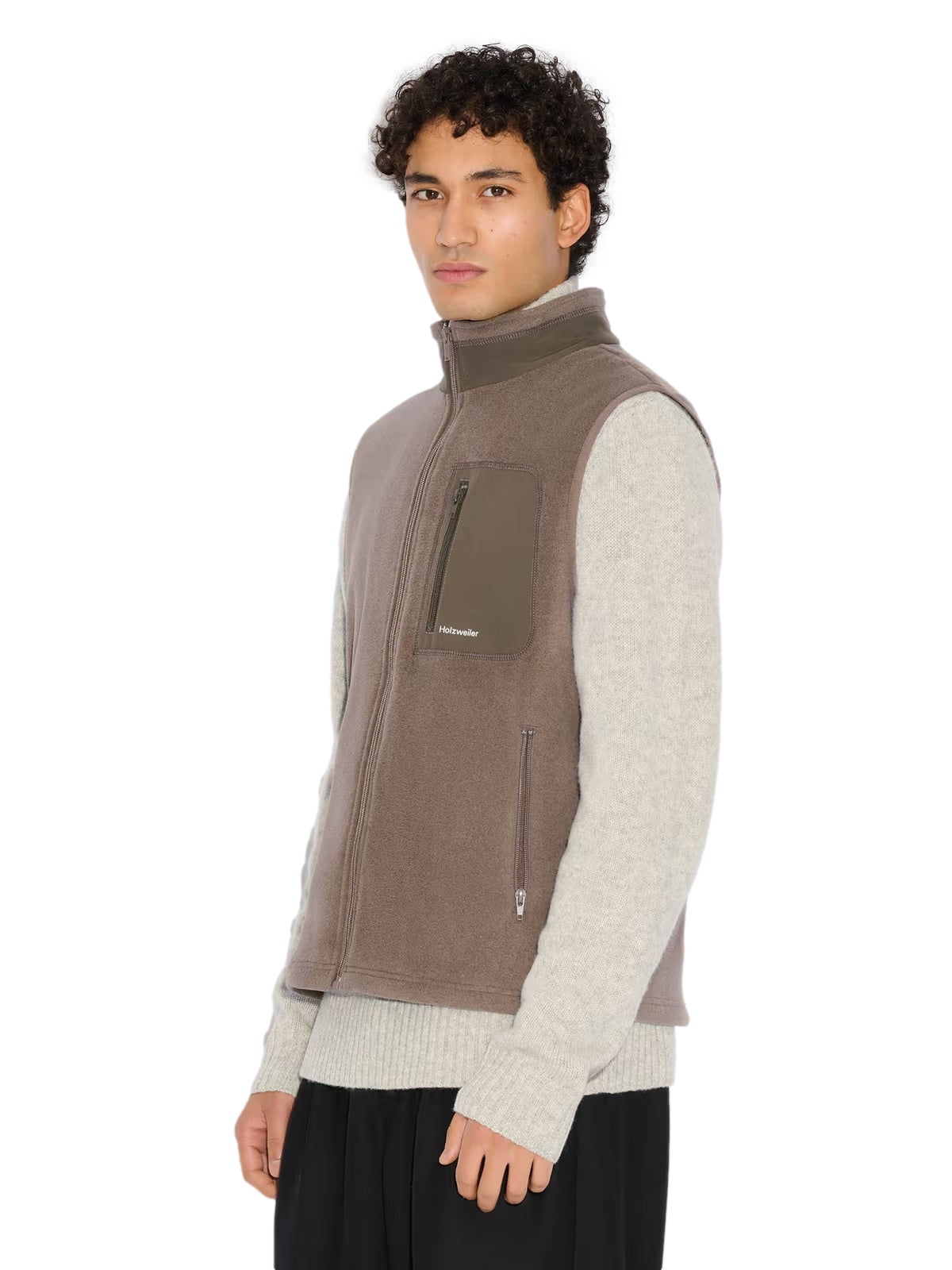 Holzweiler Dovre Fleece Vest Vest Taupe