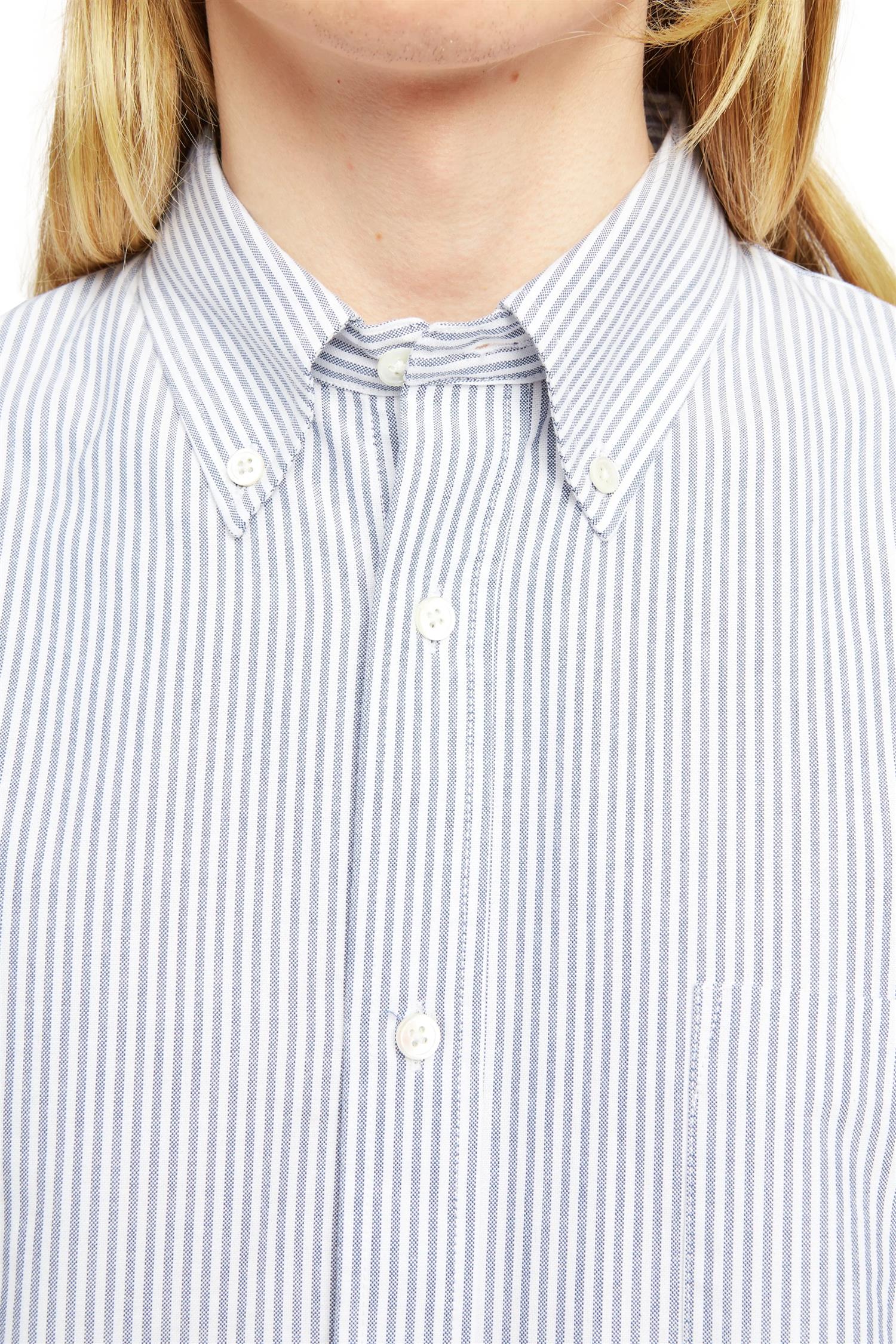 Livid Henrey Blue Candystripe Skjorte Striper - modostore.no