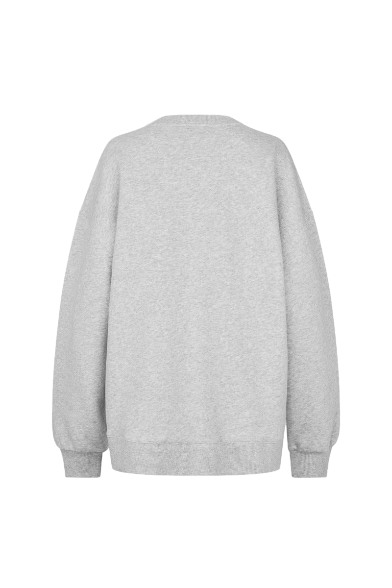 ROTATE Heavy Sweat Crewneck Genser Lysegrå