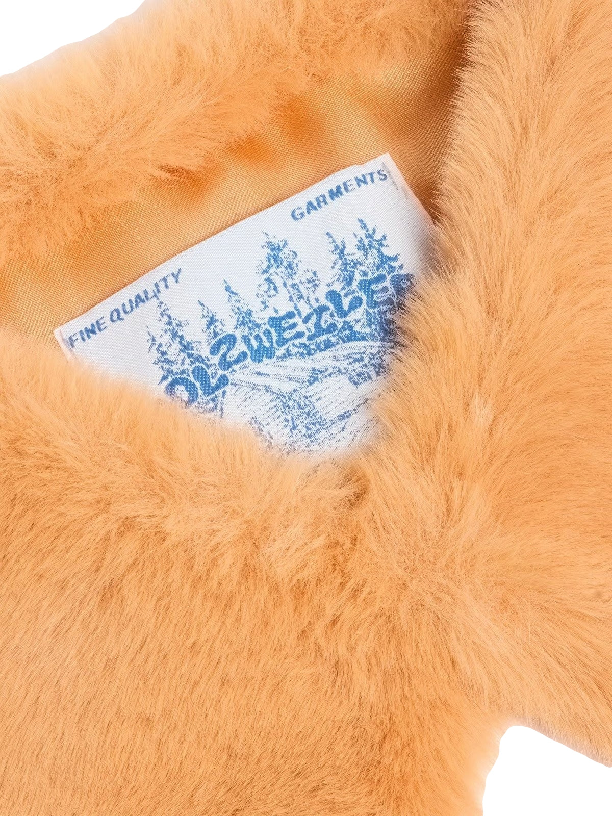 Holzweiler Faux Fur Collar Skjerf Oransje