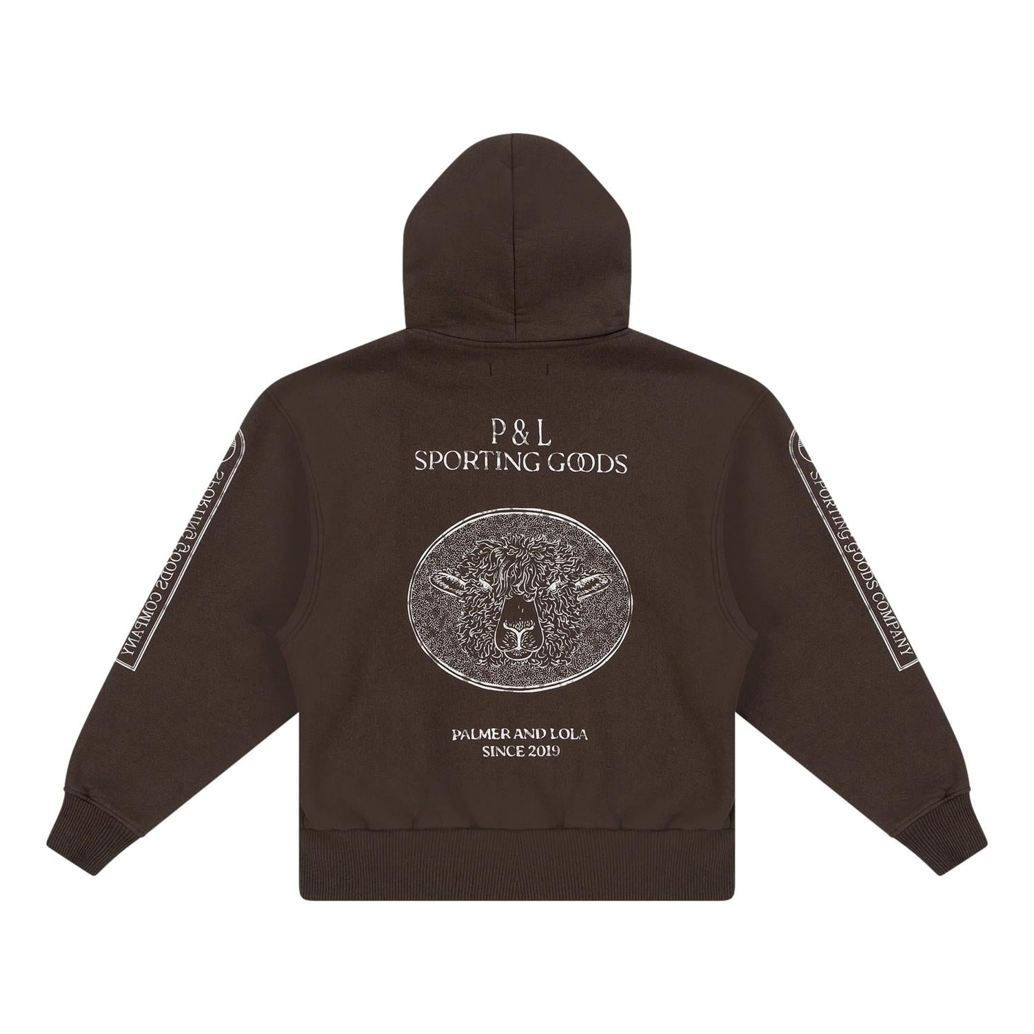 PAL Wolds Hoody Hettegenser Brun