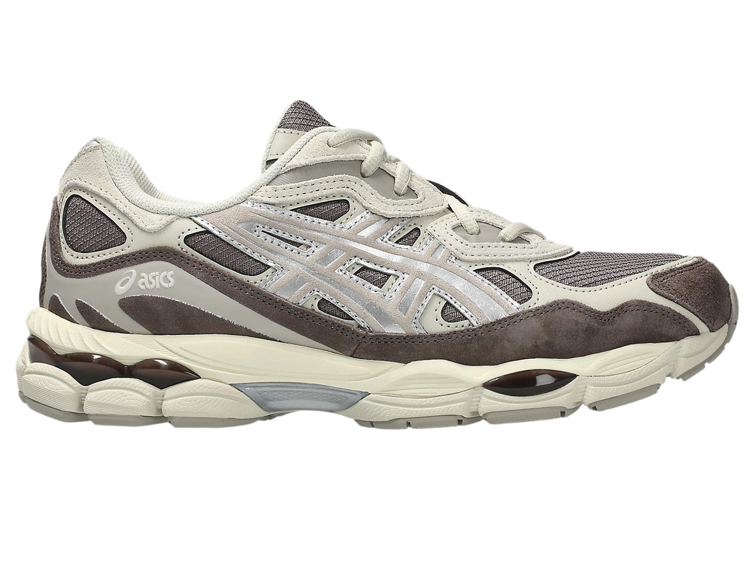 Asics GEL-NYC Cocoa Powder/Pure Silver Sko Brun Og Sølv