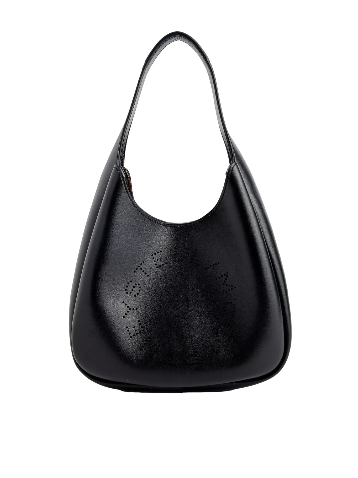 Stella McCartney Small Hobo Tote Alter Mat Veske Sort - modostore.no