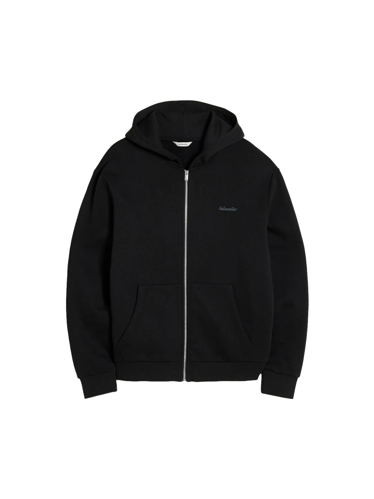 Holzweiler M Regular Zip Hoodie Hettejakke Sort - modostore.no