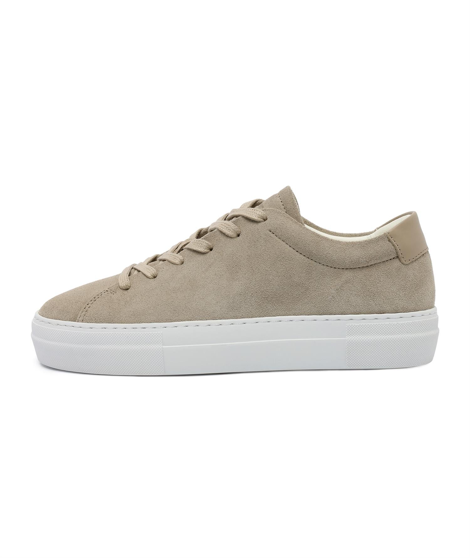 Garment Project Ella Earth Suede Sko Beige - modostore.no