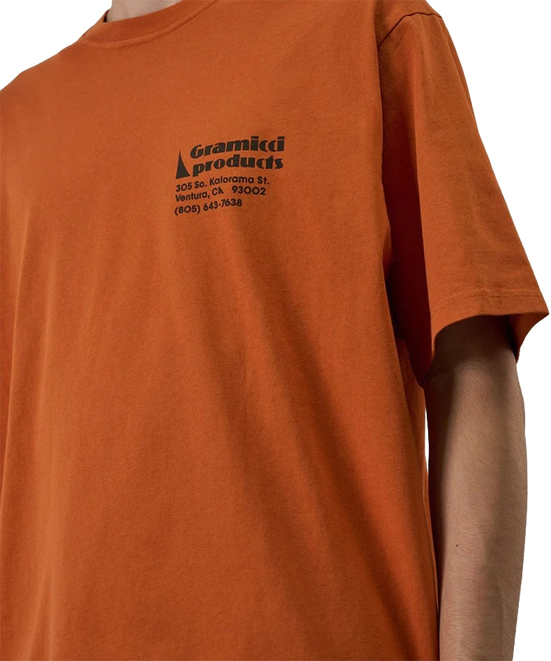 Gramicci G-Sail Tee Orange T-shirt Oransje - modostore.no