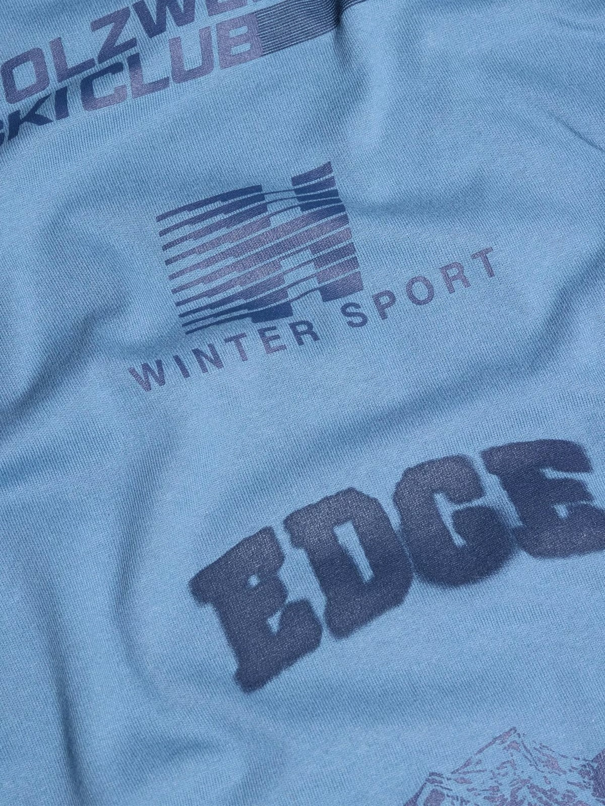 Holzweiler Ranger Logos Tee T-shirt Blå - modostore.no