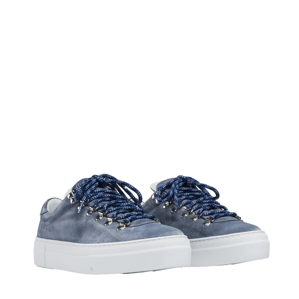 Diemme Marostica Low Platform Blue Sky Suede Sko Lyseblå - modostore.no