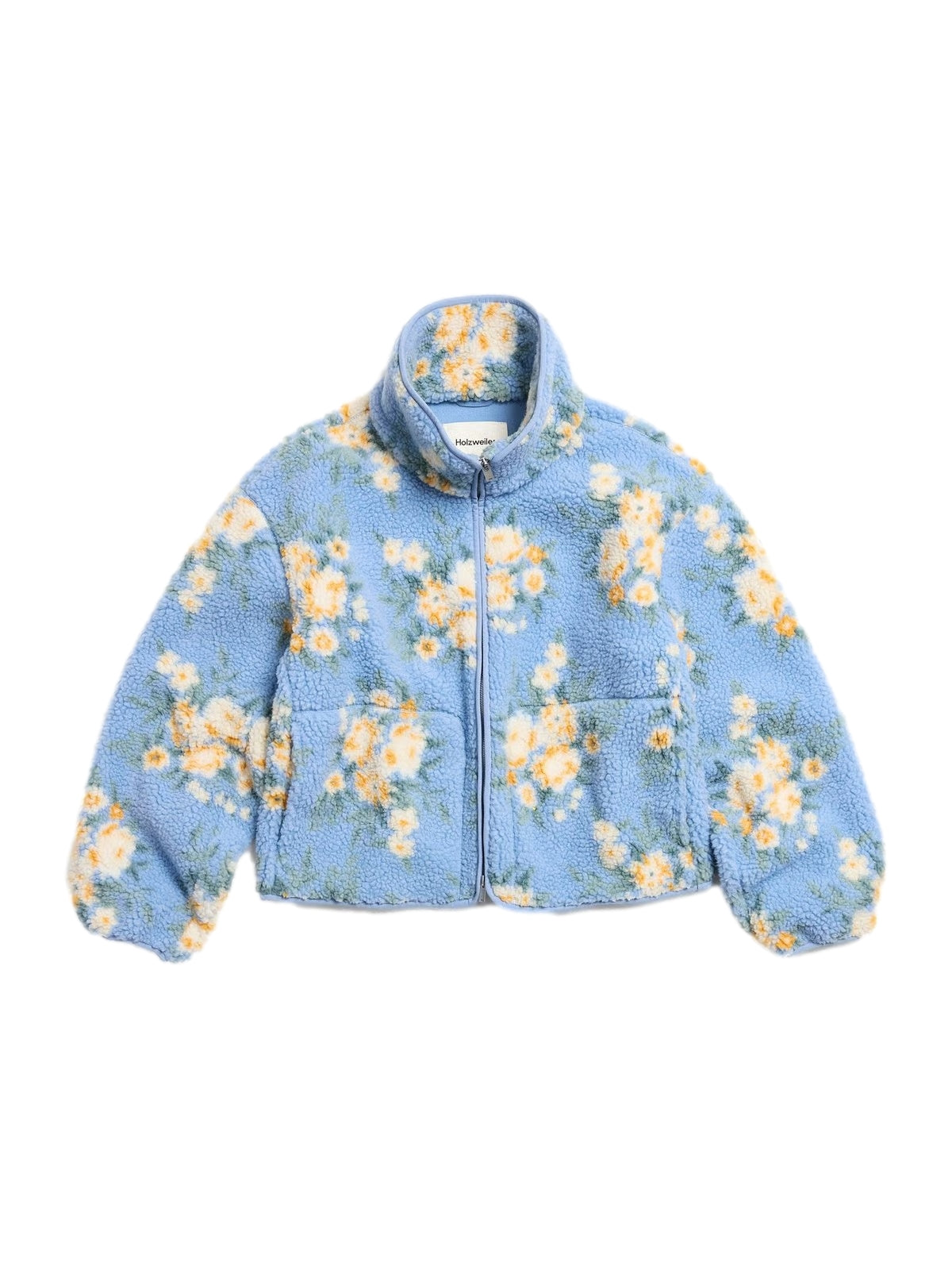 Holzweiler Rype Fleece Jacket Jakke Blå Mønster