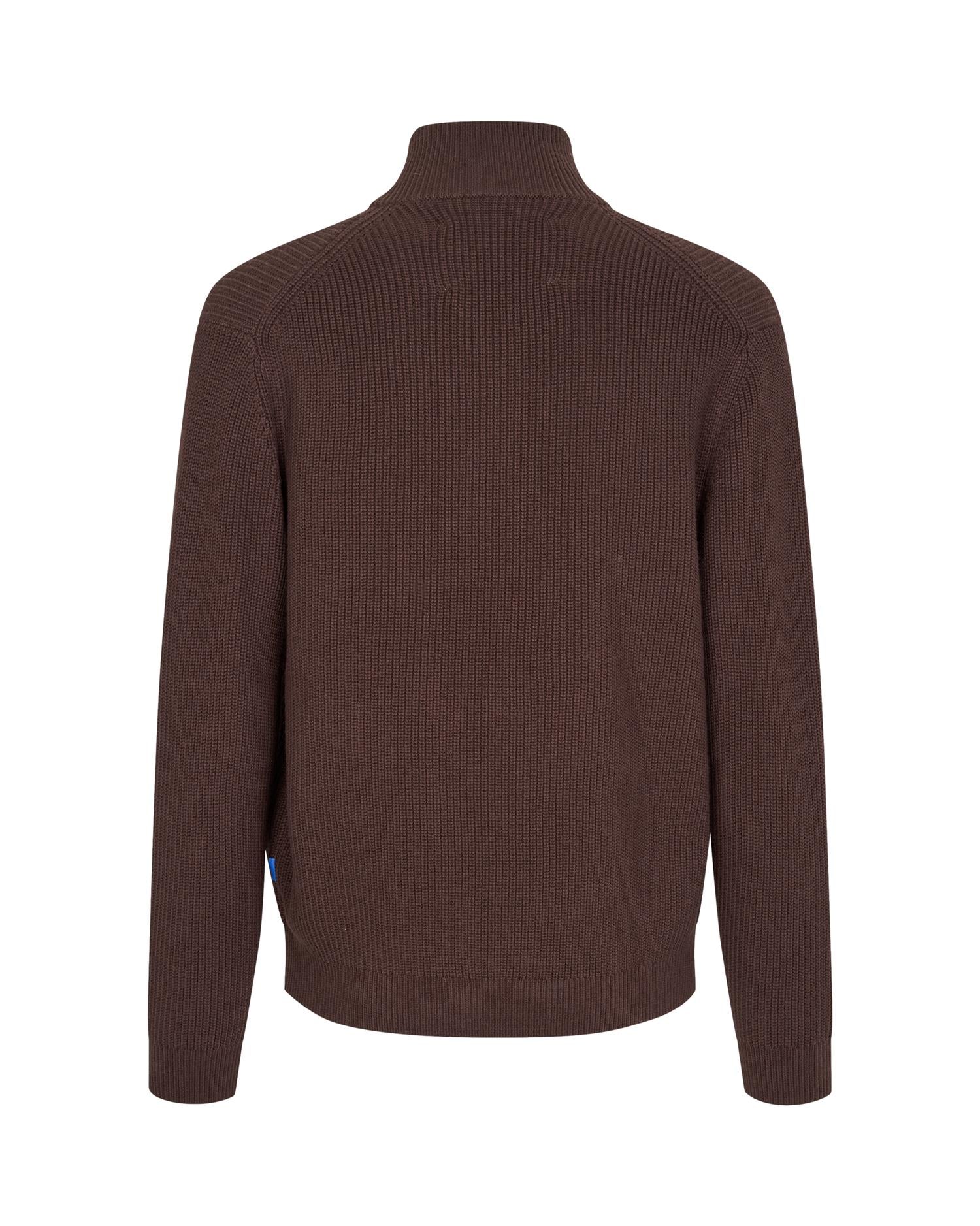 Garment Project Norman Brown Cardigan Rødbrun