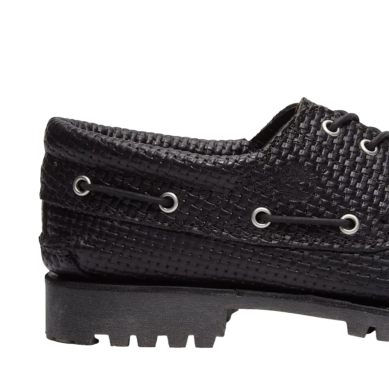 Timberland Authentic 3-Eye Lug Boat Shoe Sko Sort Mønster