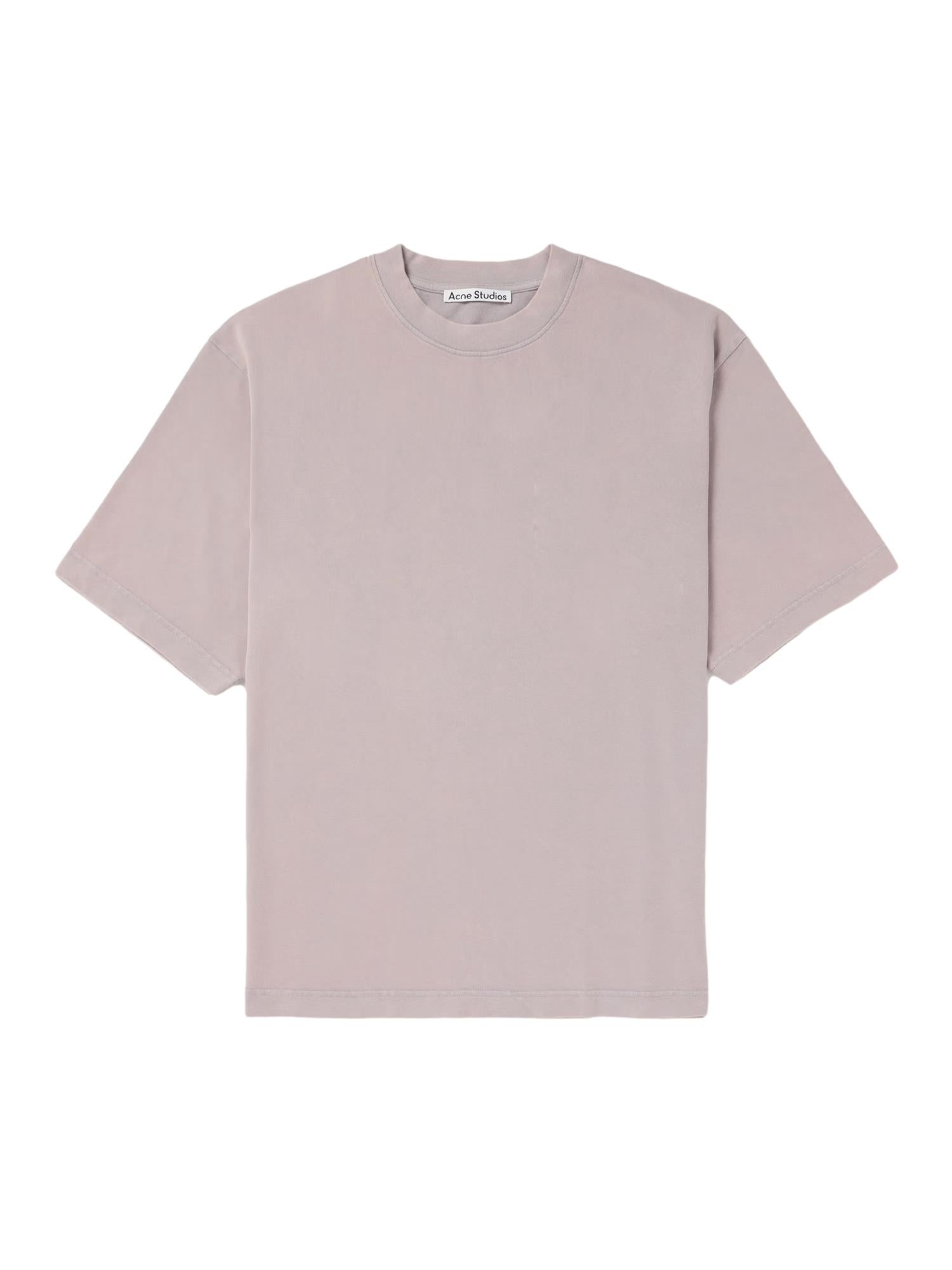 Acne T-Shirt Fitted Unisex Fit T-shirt Gammelrosa