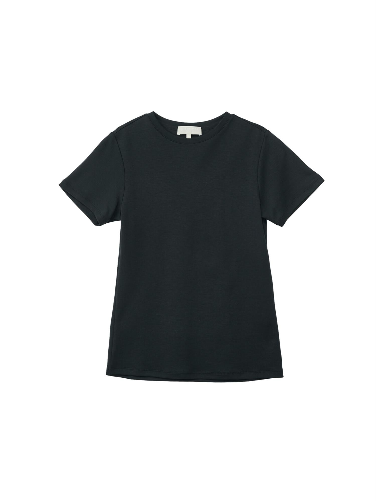 Julie Josephine Roundneck Cotton Jersey Tee T-shirt Sort - modostore.no