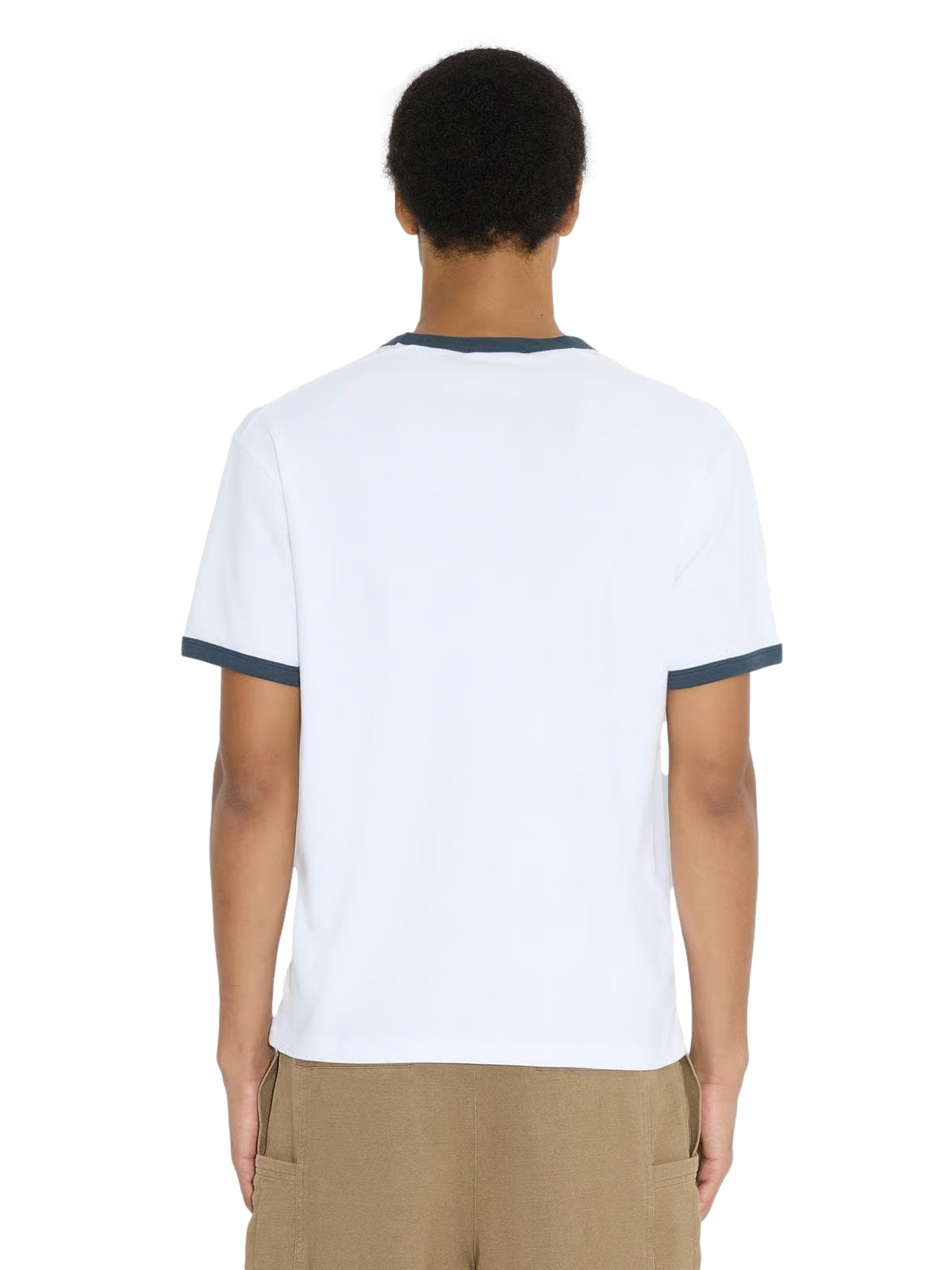 Holzweiler Tucker Embroidery Tee T-shirt Hvit Og Blå